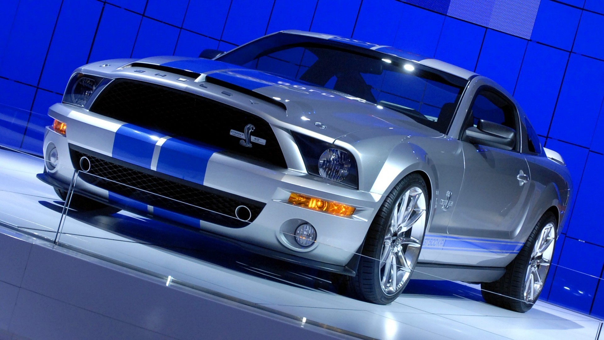 Ford Mustang Muscle Cars Car Coupe Grey Cars 1920x1080