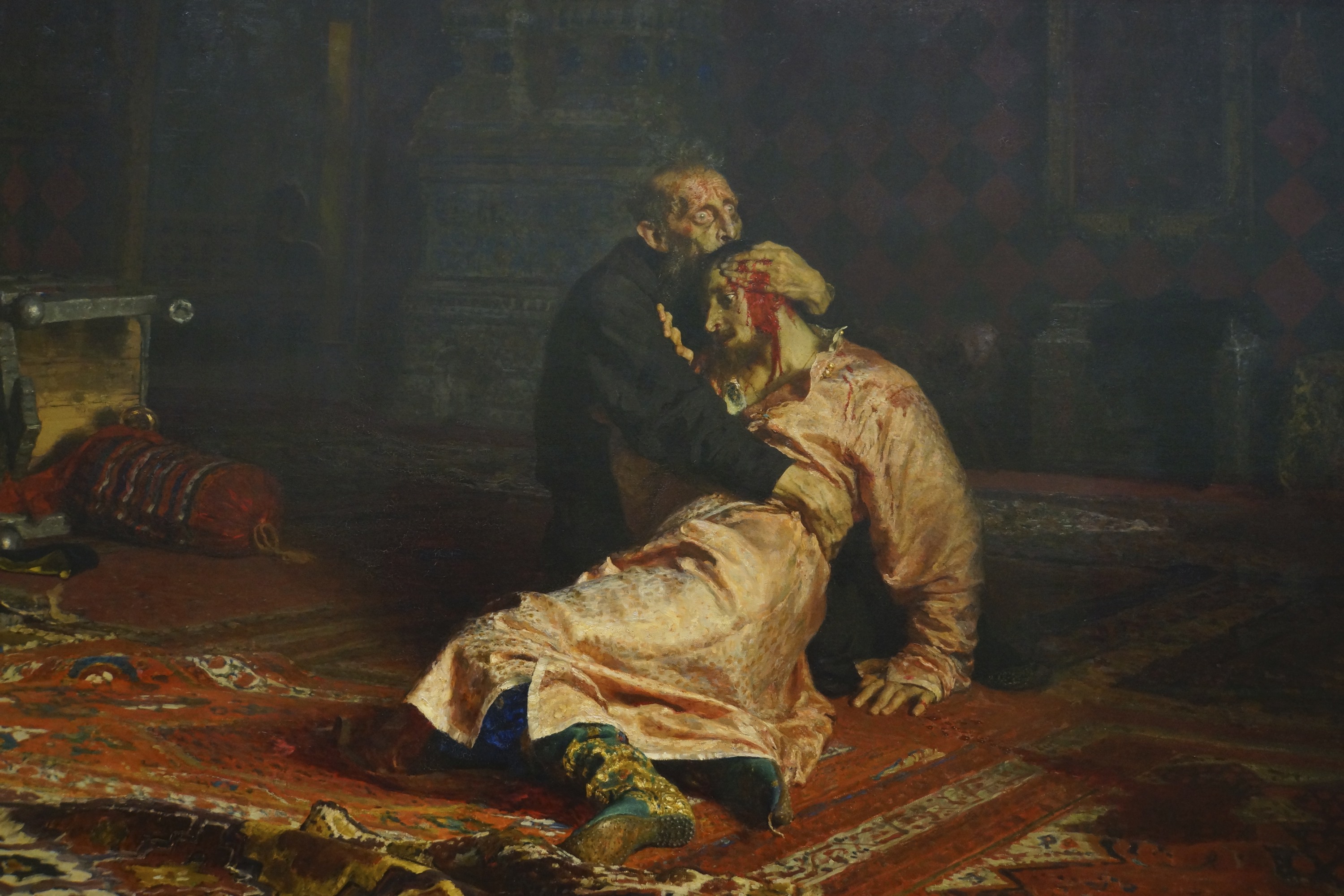 Traditional Art Traditional Artwork Painting Ivan The Terrible And His Son Ivan Ilya Repin Paper