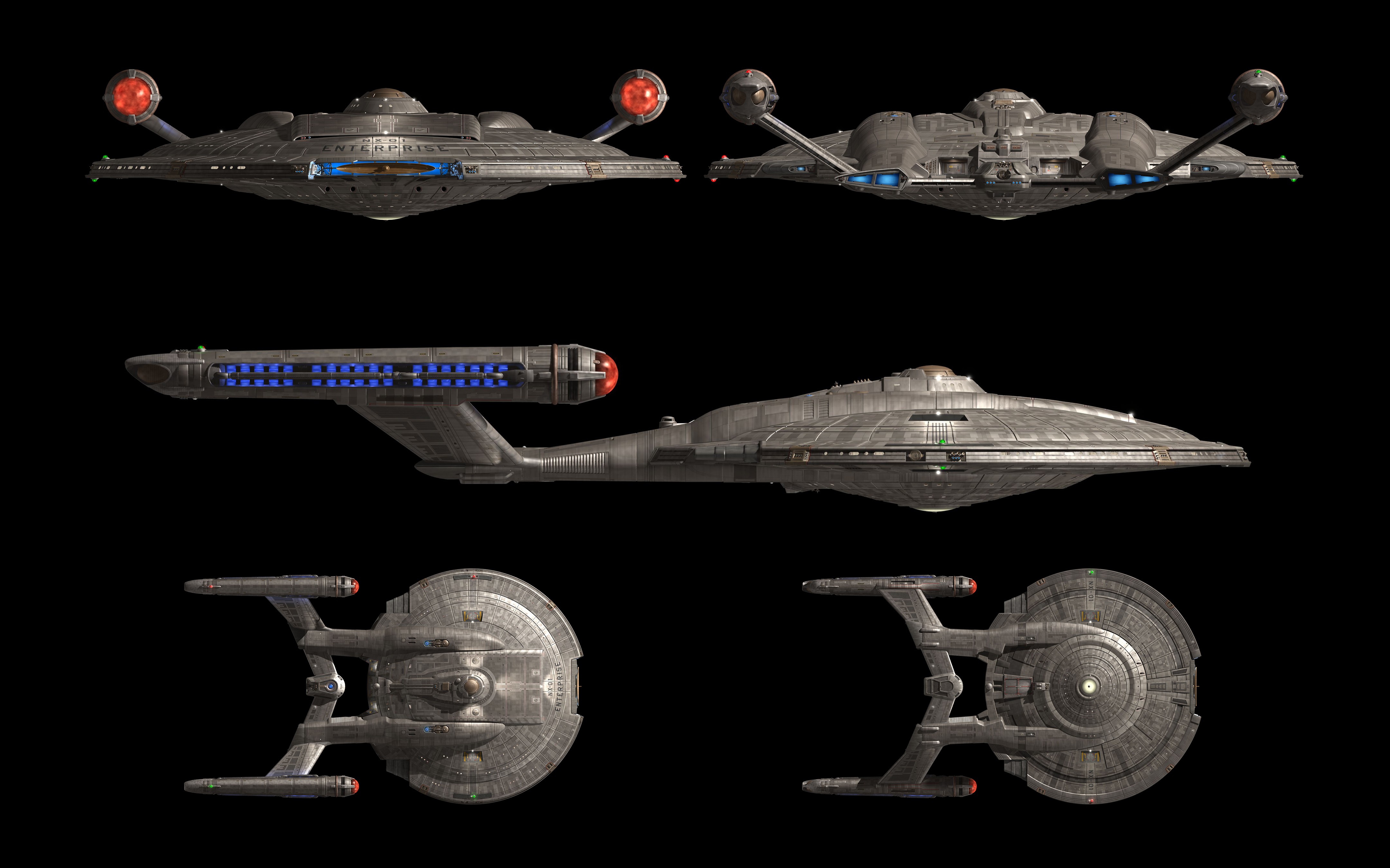 Star Trek USS Enterprise Spaceship Spaceship Simple Background 4320x2700