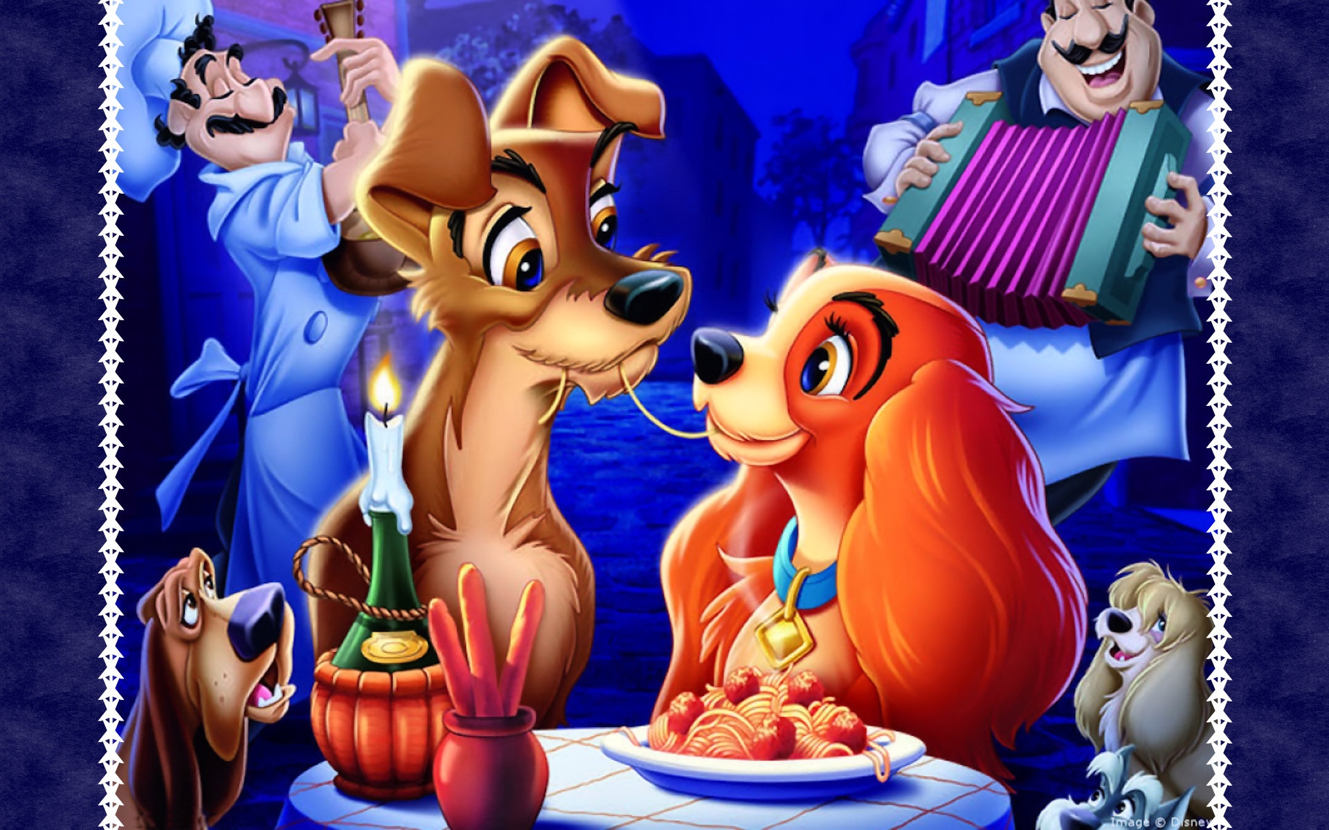 Movie Lady And The Tramp 1955 1920x1200