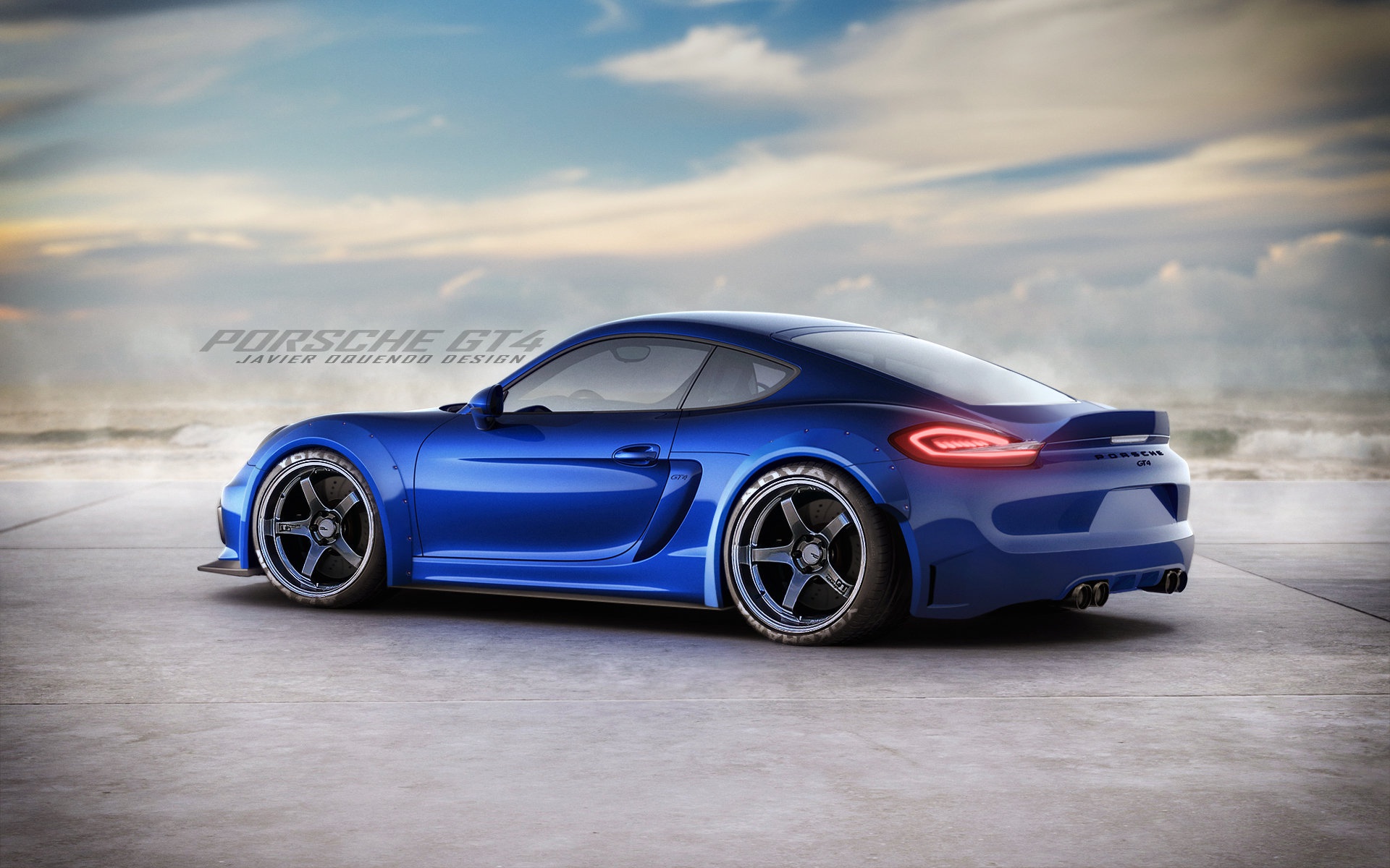 Porsche Cayman GT4 Blue Cars Vehicle Porsche Car Porsche Cayman Porsche ...