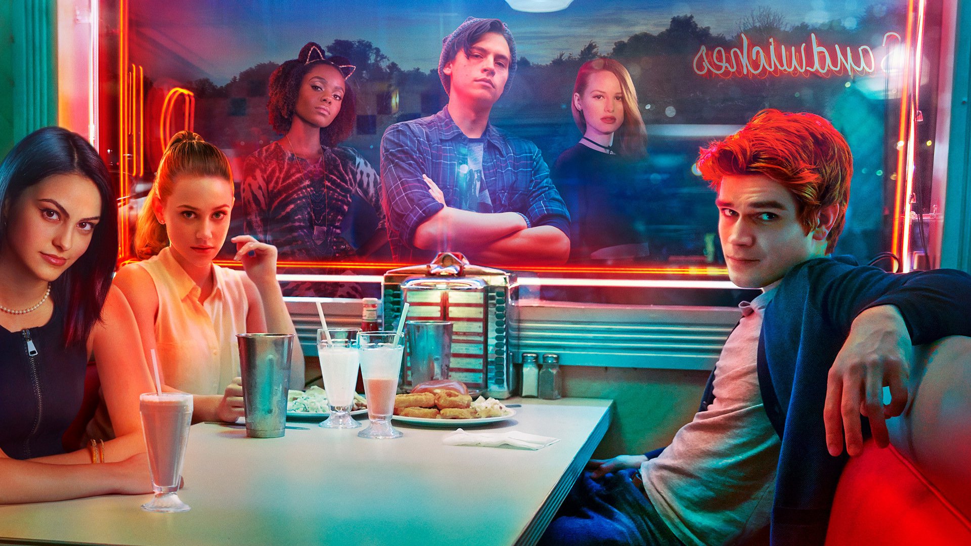 Camila Mendes Ashleigh Murray Cole Sprouse Madelaine Petsch Lili Reinhart KJ Apa 1920x1080