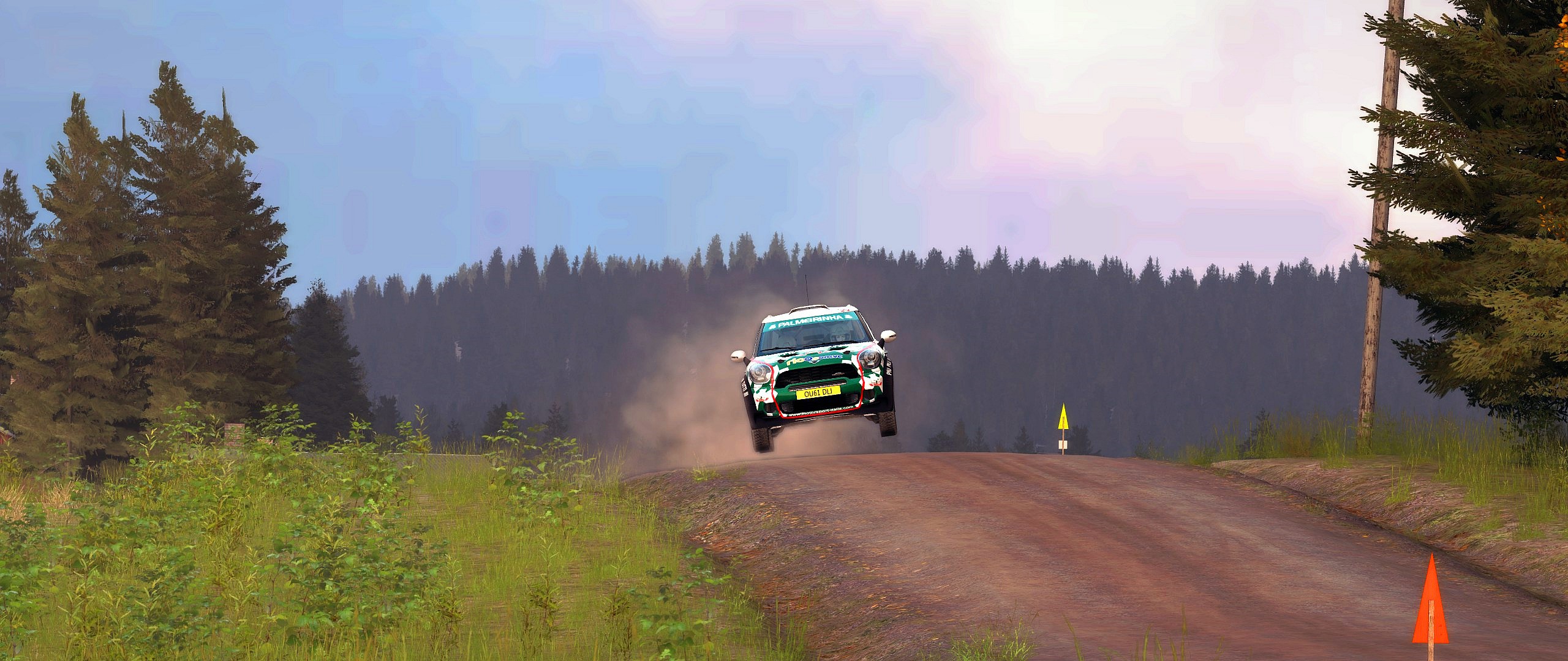 DiRT Rally Mini Car Jumping Racing Vehicle 2560x1080