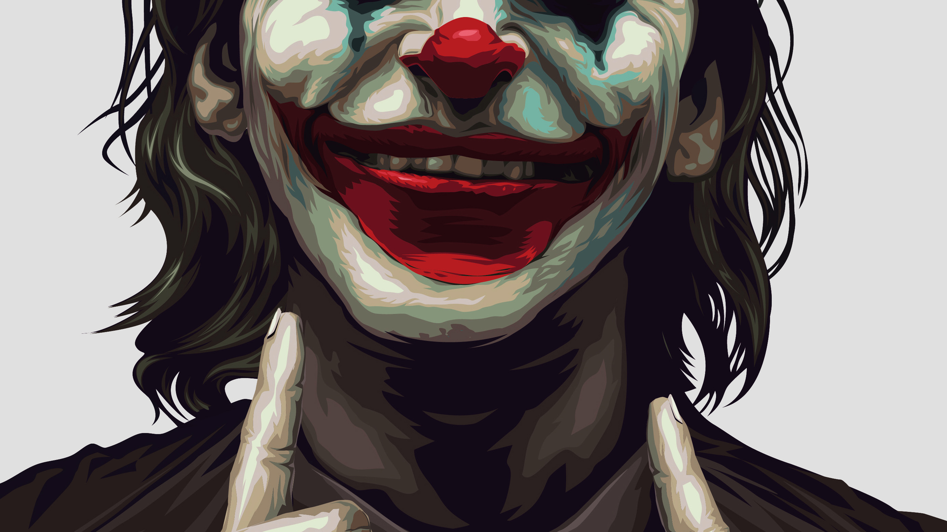 Joker Movies Joaquin Phoenix 2019 Year Artwork Smiling 1920x1080