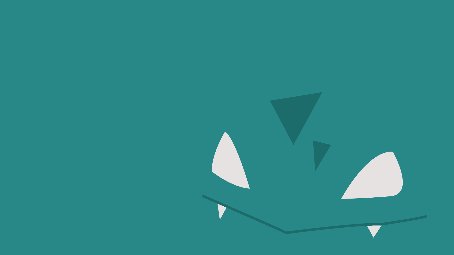 Ivysaur Pokemon Minimalist 1920x1080