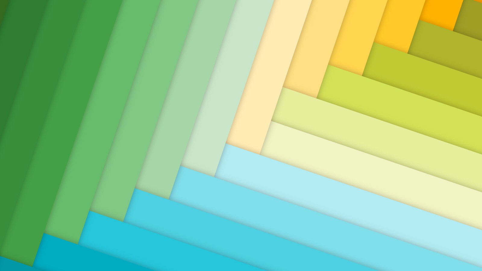 Material Style Abstract Colorful Geometry Cyan Green 1600x900