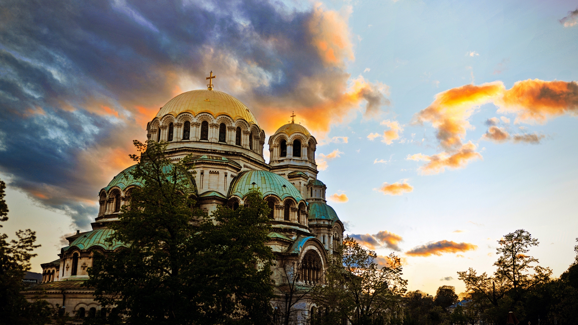 Religious Alexander Nevsky Cathedral Sofia 1920x1080