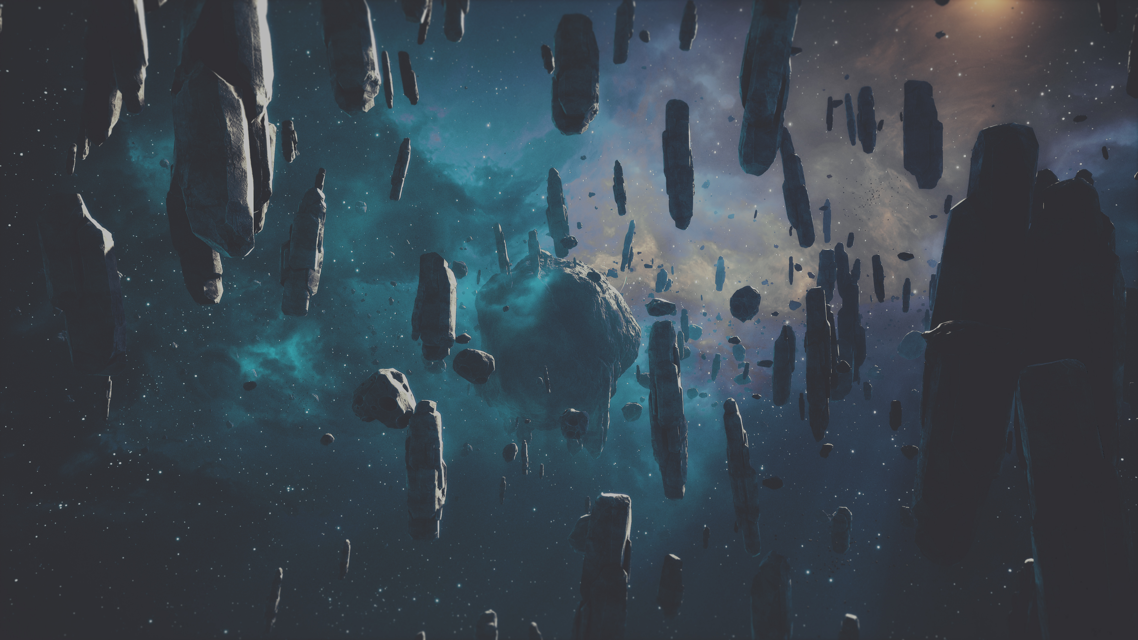 Everspace Space Asteroid Asteroids Screen Shot 3840x2160