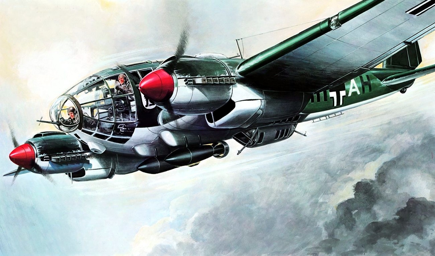 Military Heinkel He 111 1528x900