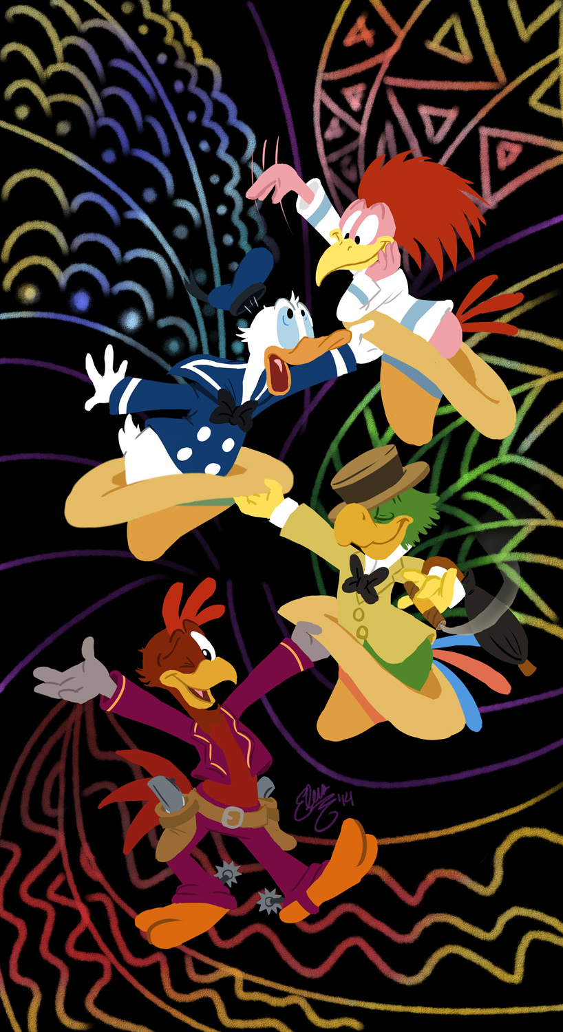Cartoon Walt Disney Donald Duck 818x1500