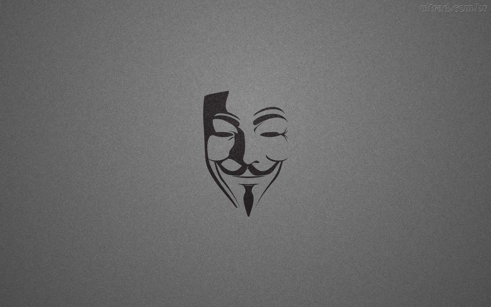 Guy Fawkes Mask Simple Background 1680x1050