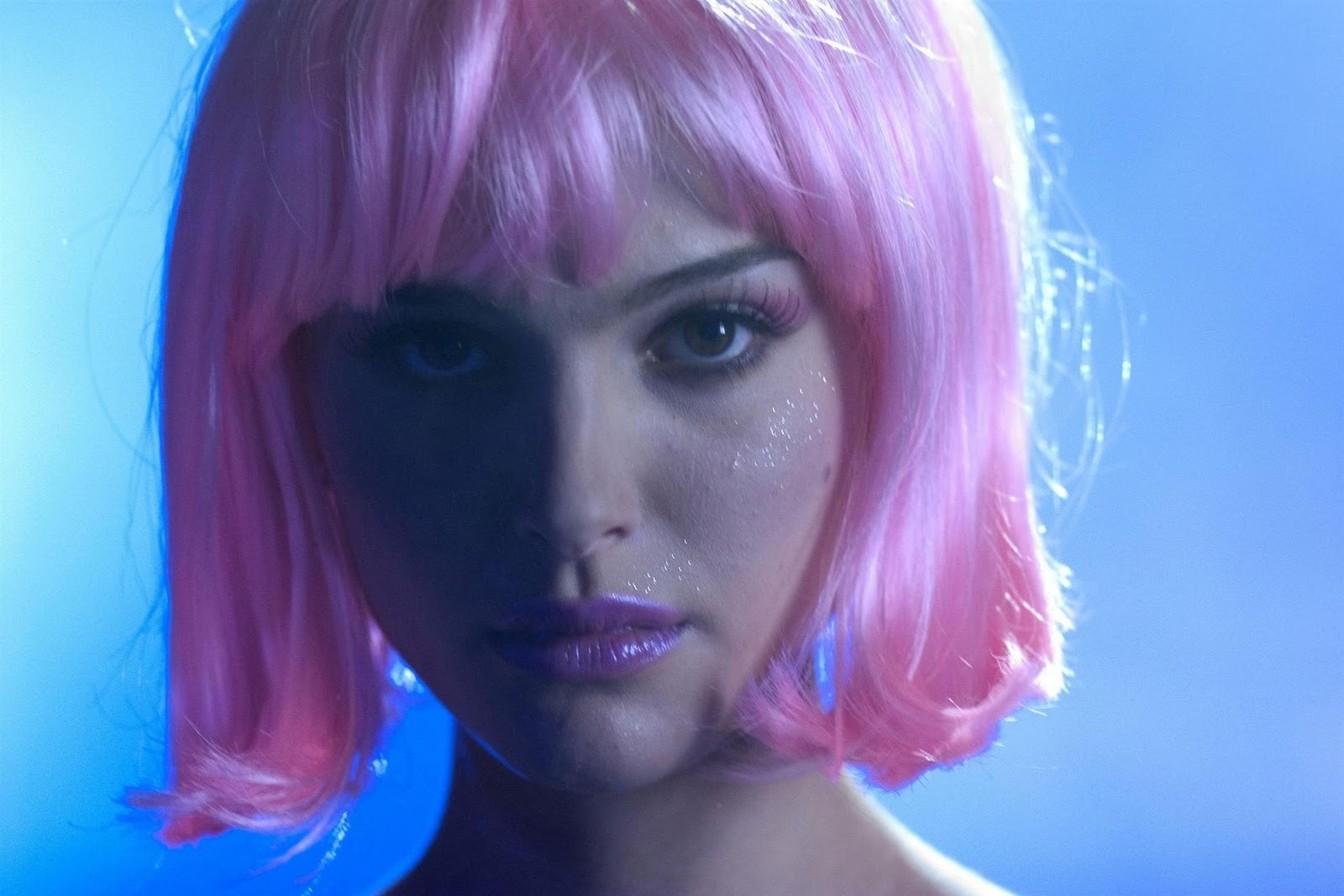 Natalie Portman Pink Hair Wigs Face Actress Makeup Women Movies 1600x1067