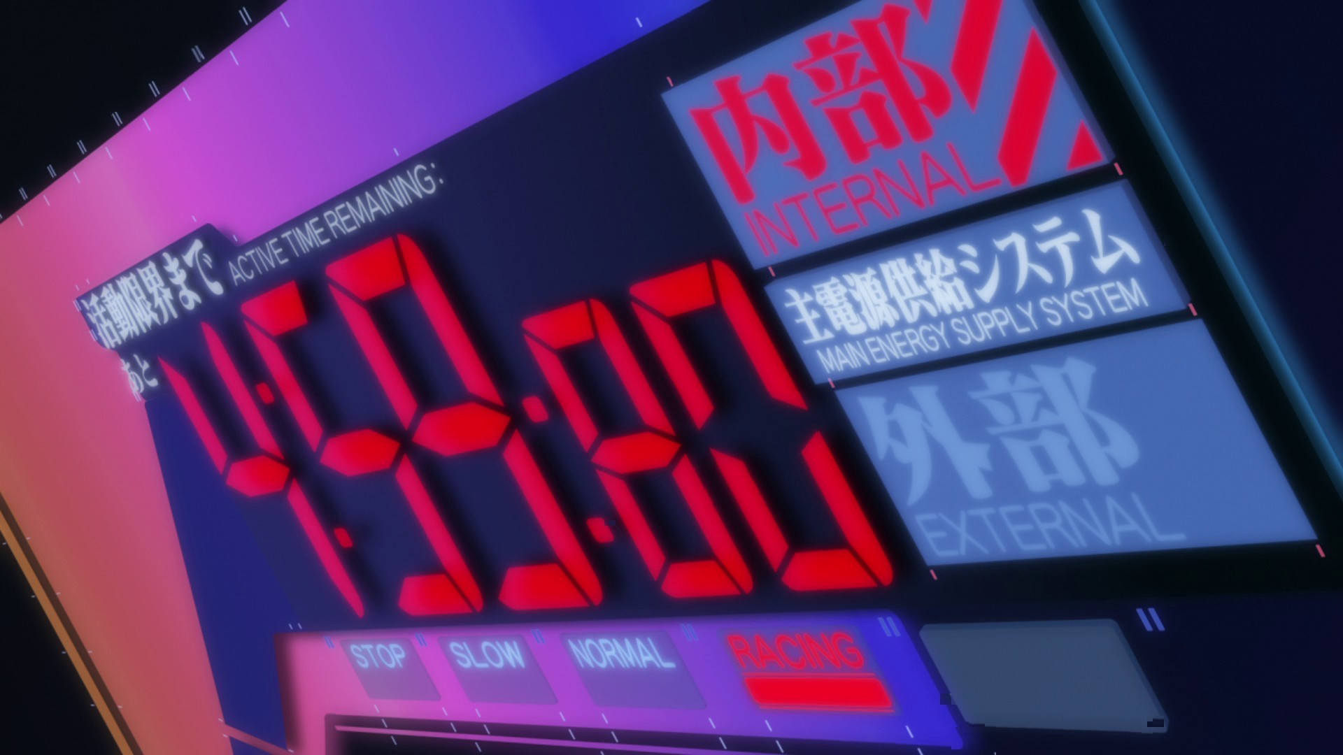 Neon Genesis Evangelion Interfaces Numbers Anime 1920x1080