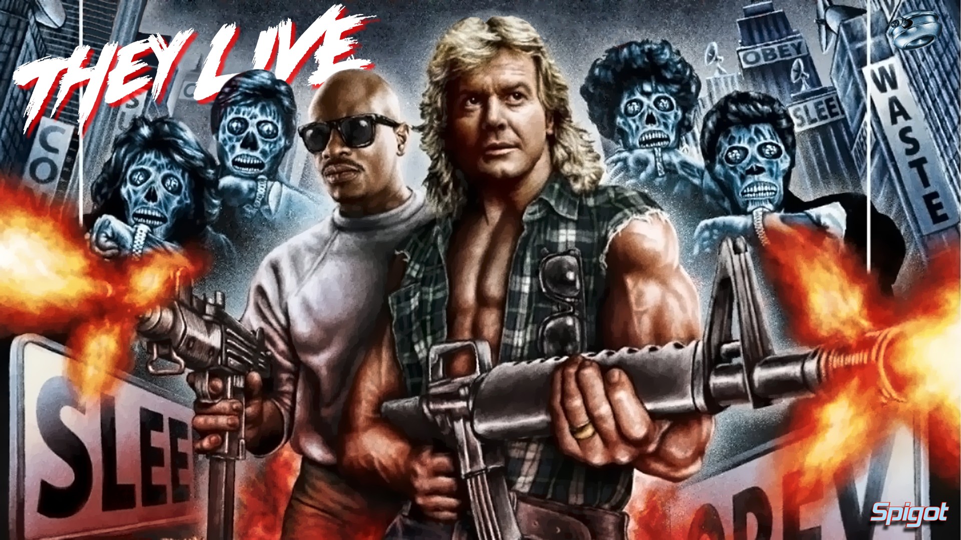 Watermarked Men Movies Weapon They Live 1920x1080