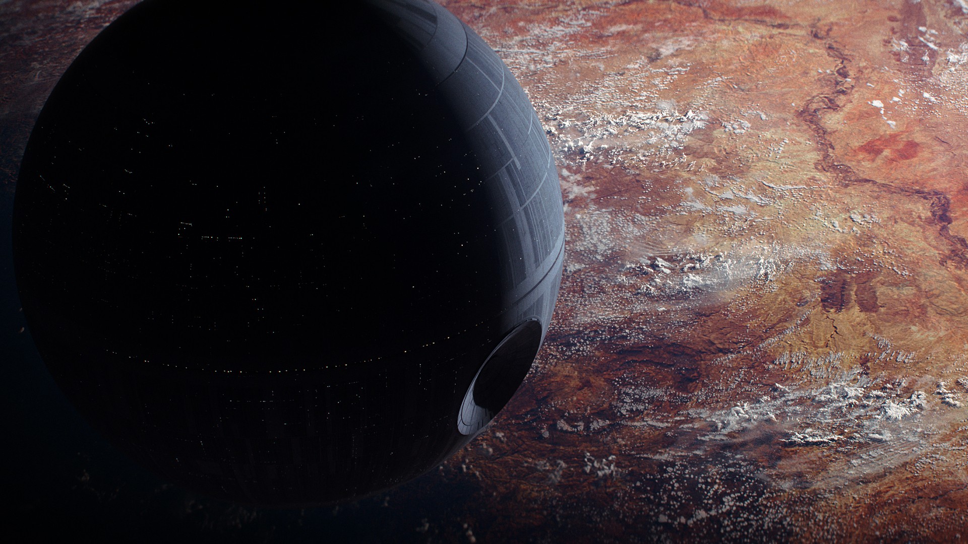 Rogue One A Star Wars Story Star Wars Movies Death Star Imperial Forces 1920x1080