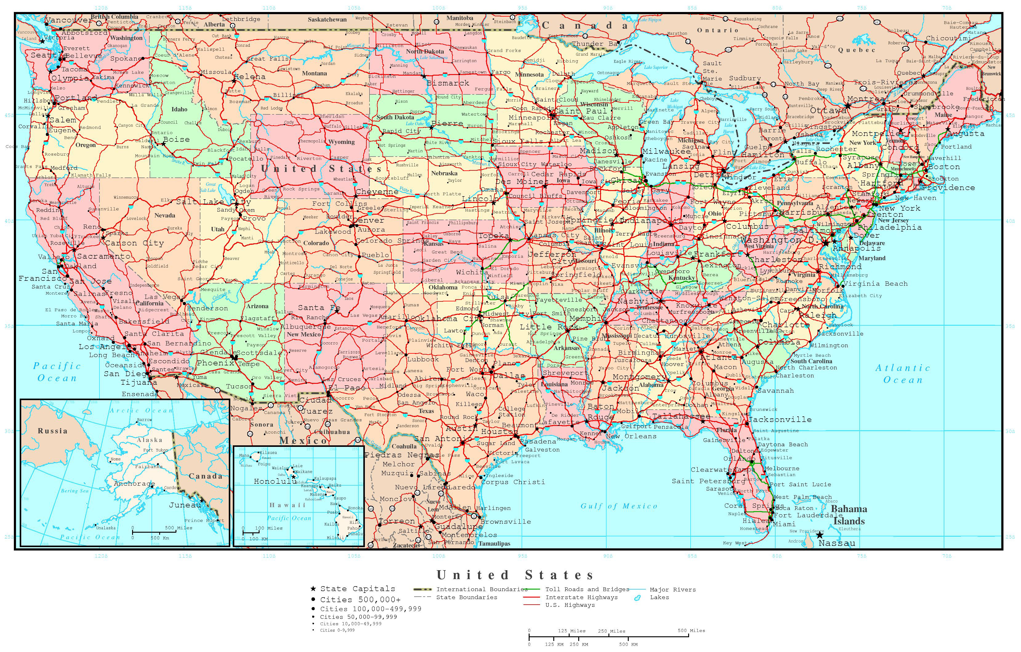 United States Of America Map Usa Map USA Map 3316x2120