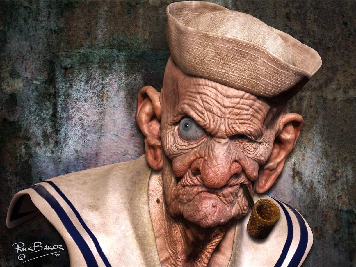 Old People Ship Sailors Popeye 1224x918