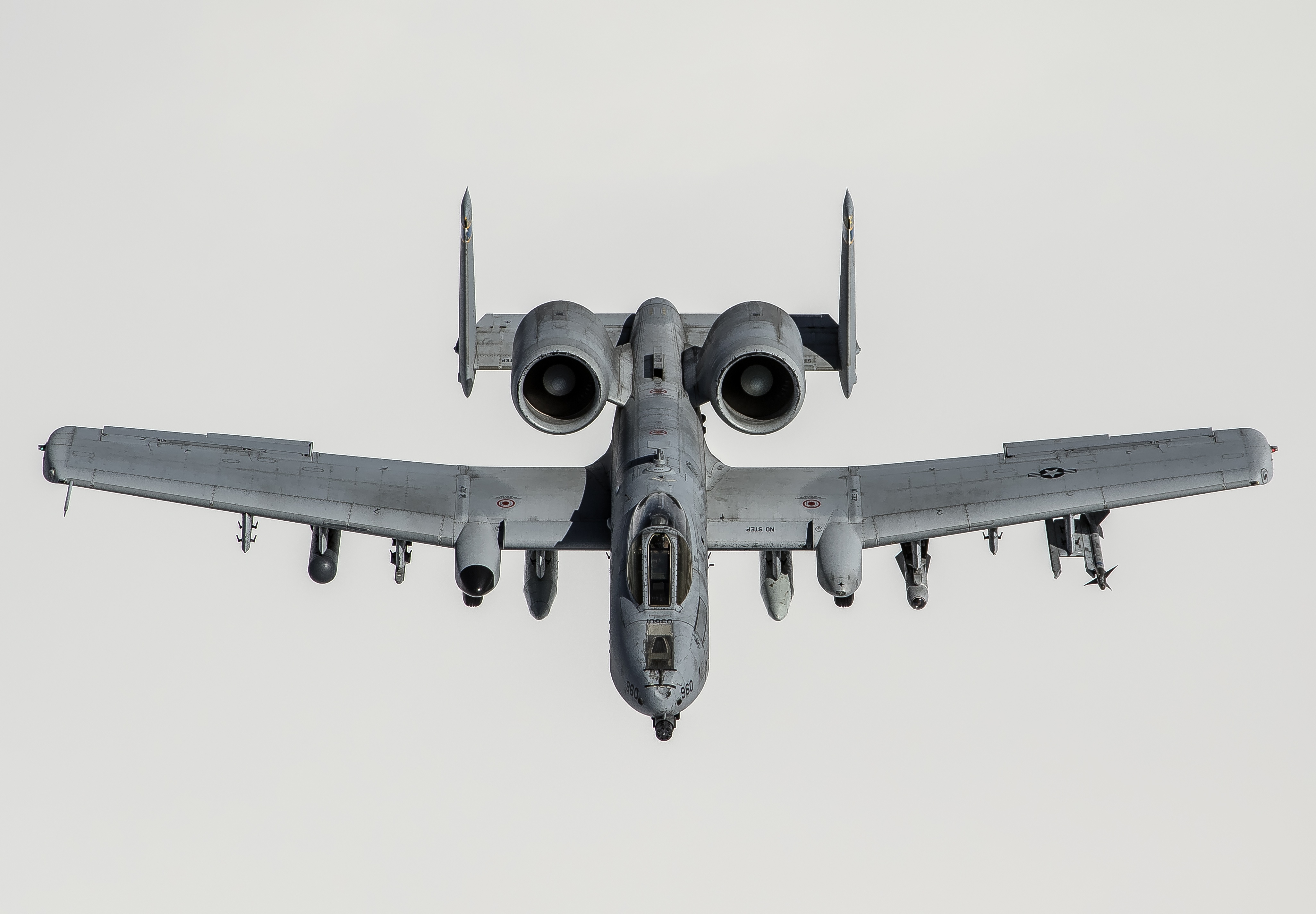 A 10 Thunderbolt Aircraft Military White Background 4103x2849