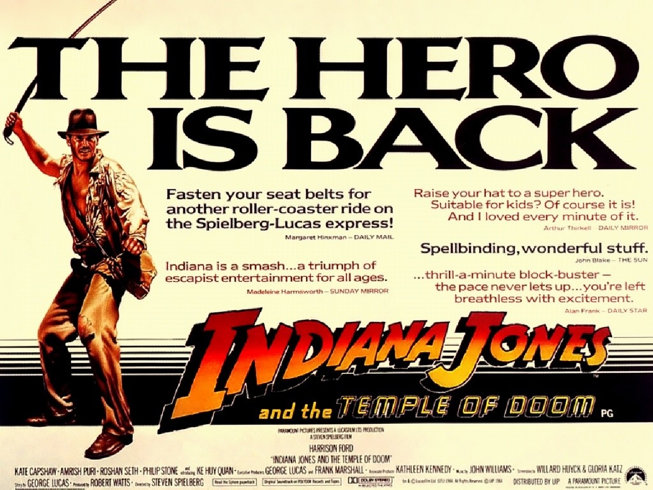 Movie Indiana Jones And The Temple Of Doom 1280x960