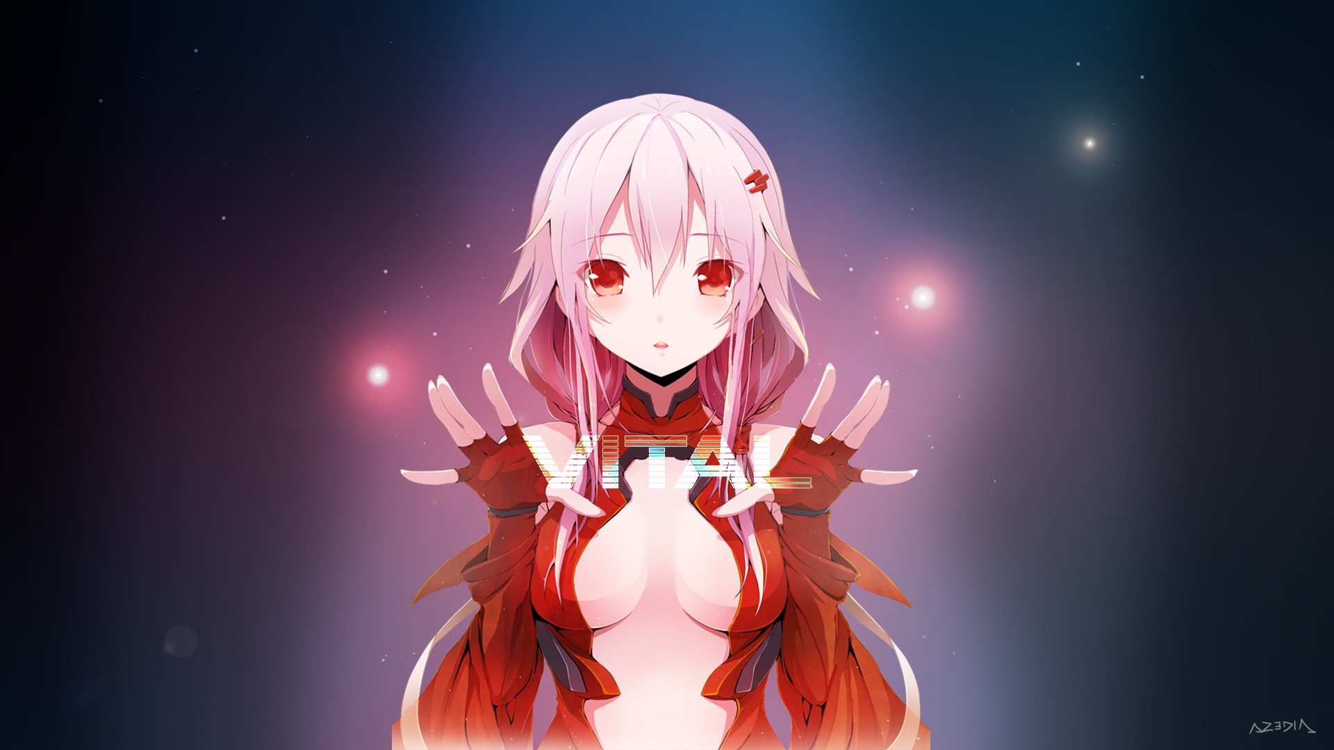 MitiS Guilty Crown Inori Yuzuriha Yuzuriha Inori 1920x1080