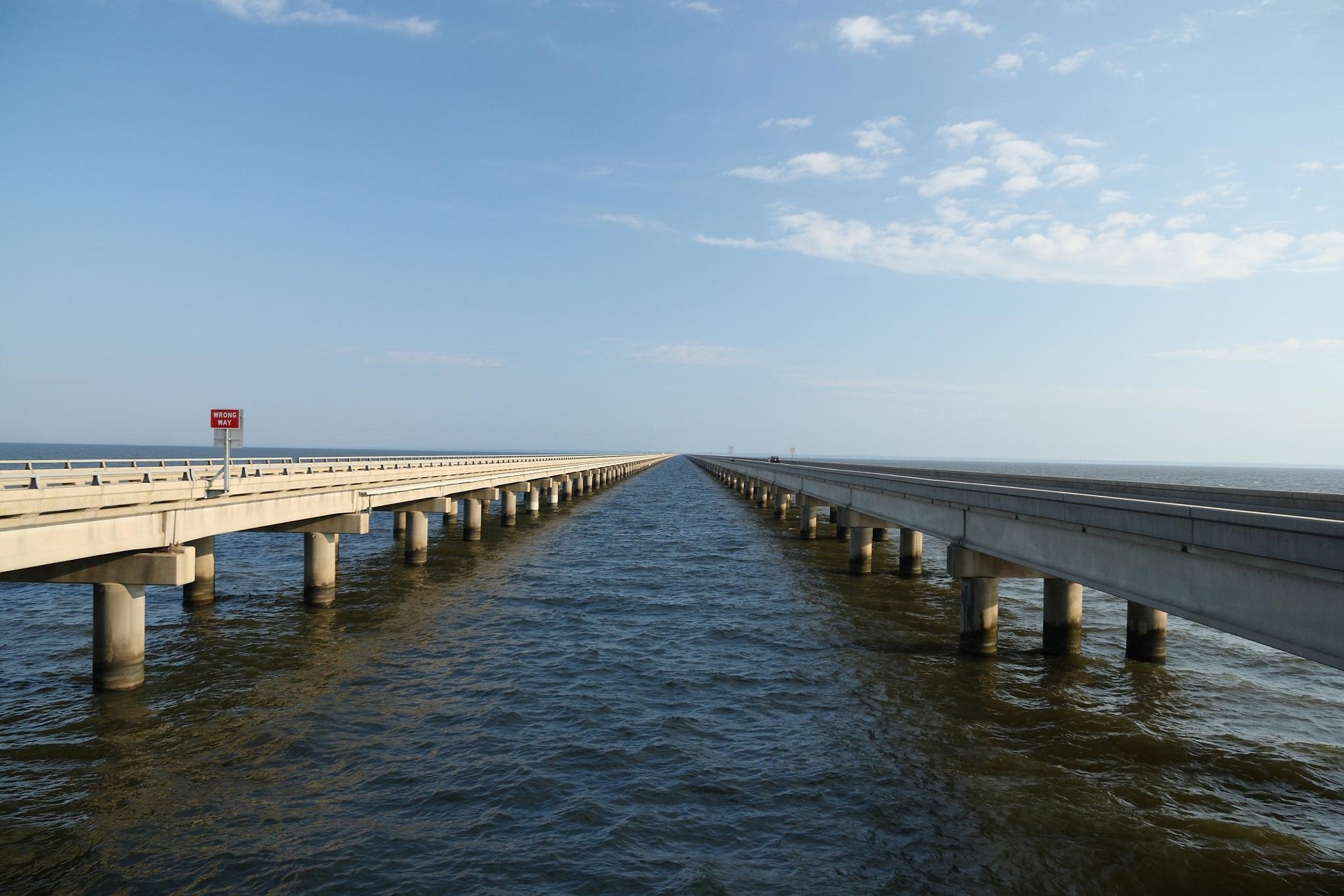 Lake New Orleans Road Bridge USA 1920x1280