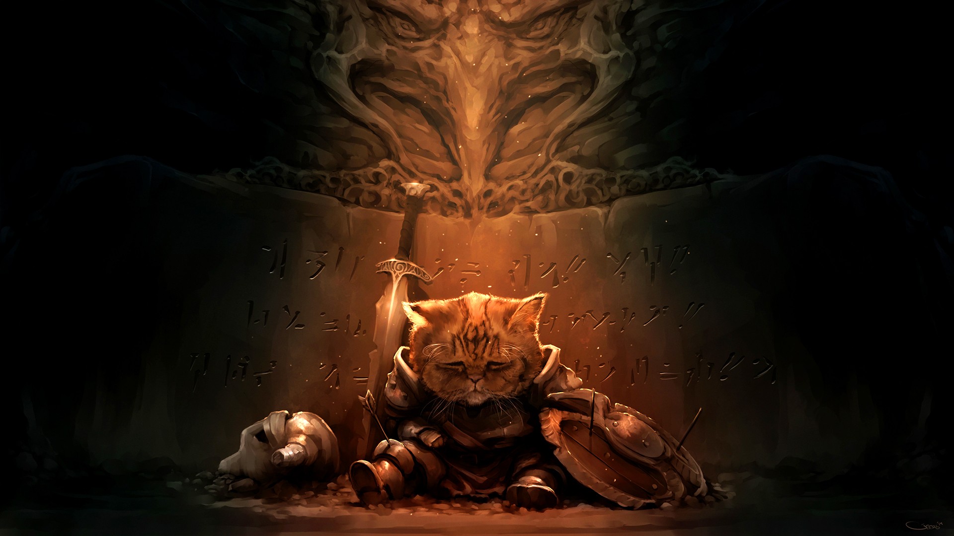 Cats The Elder Scrolls V Skyrim Khajiit Lirik Video Games 1920x1080