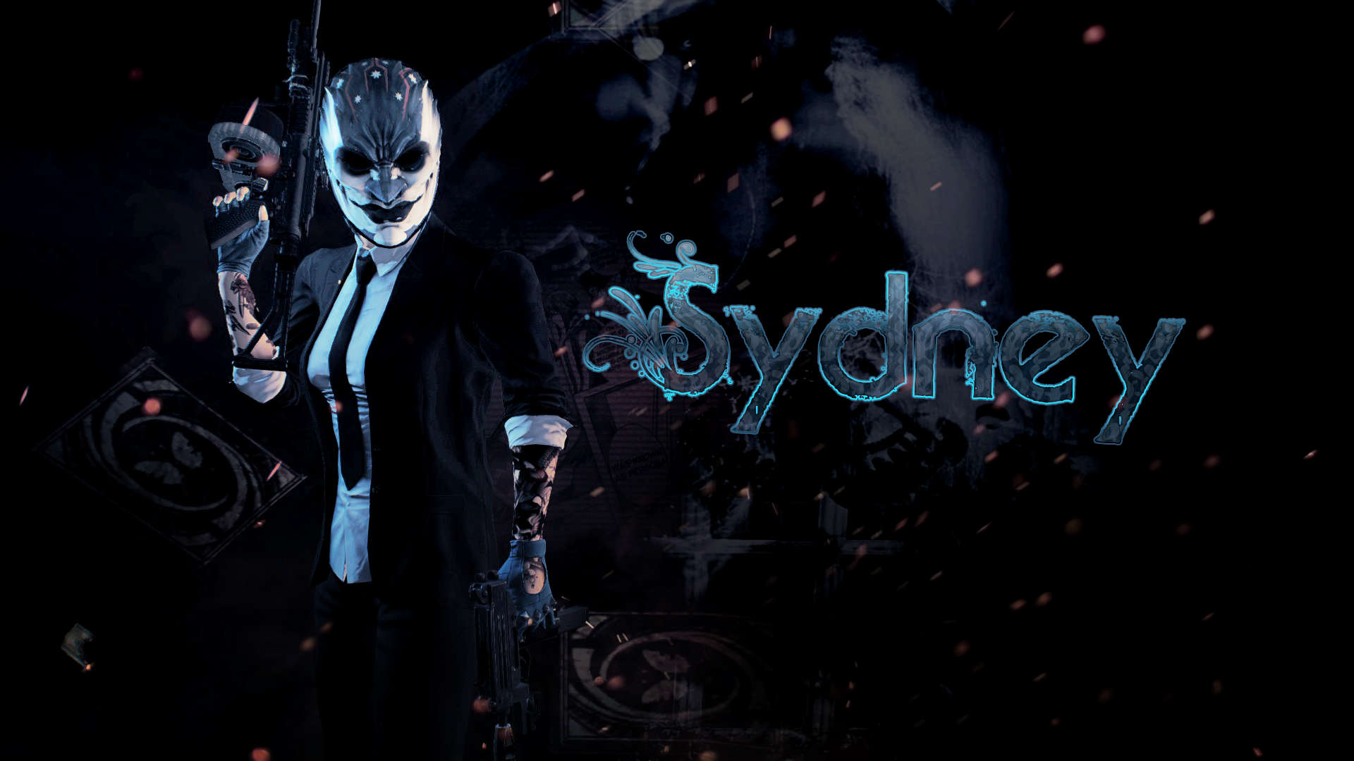 Payday 2 Video Games Video Game Art 1920x1080