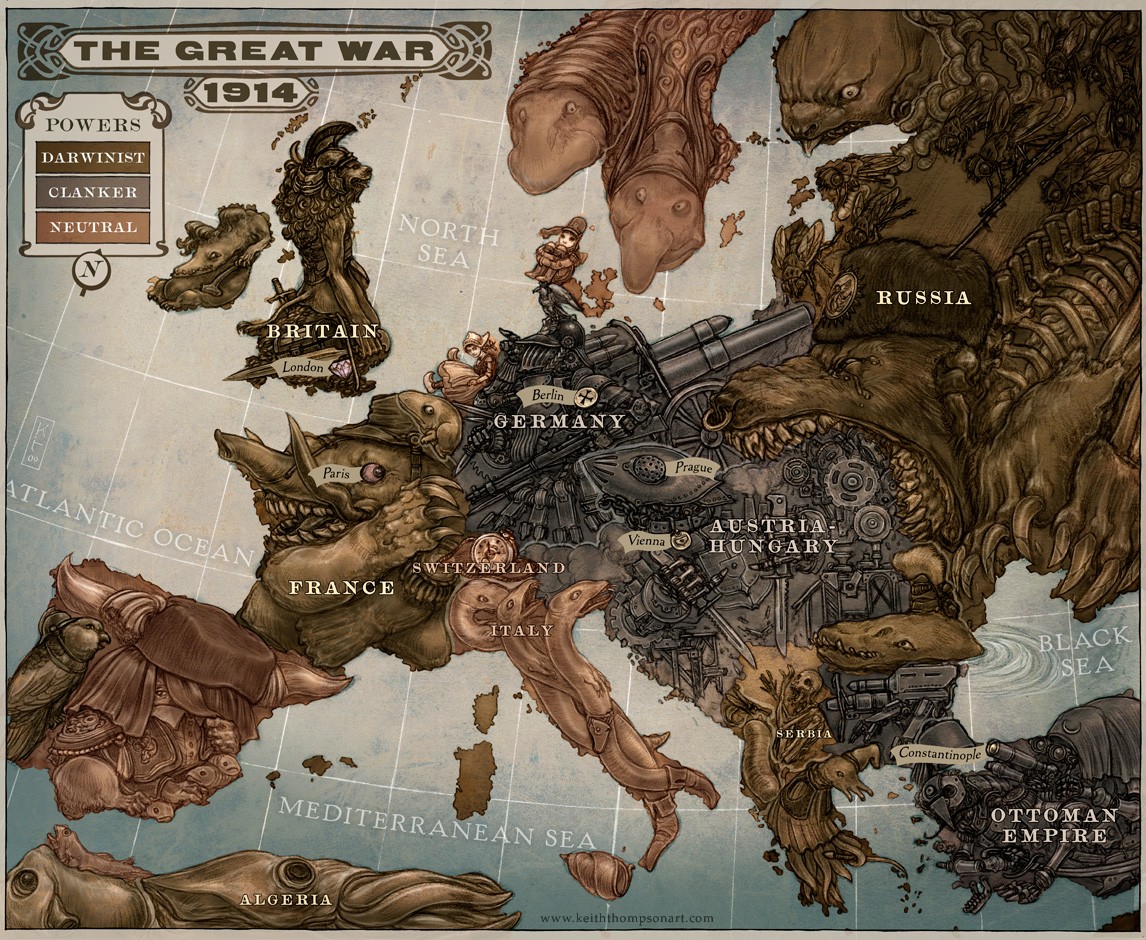 Leviathan 1914 Year Map Europe 1146x940