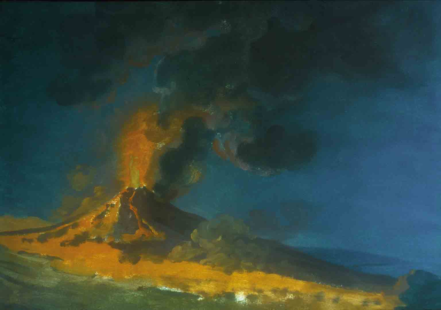 Joseph Wright Classic Art Mount Vesuvius 1536x1078