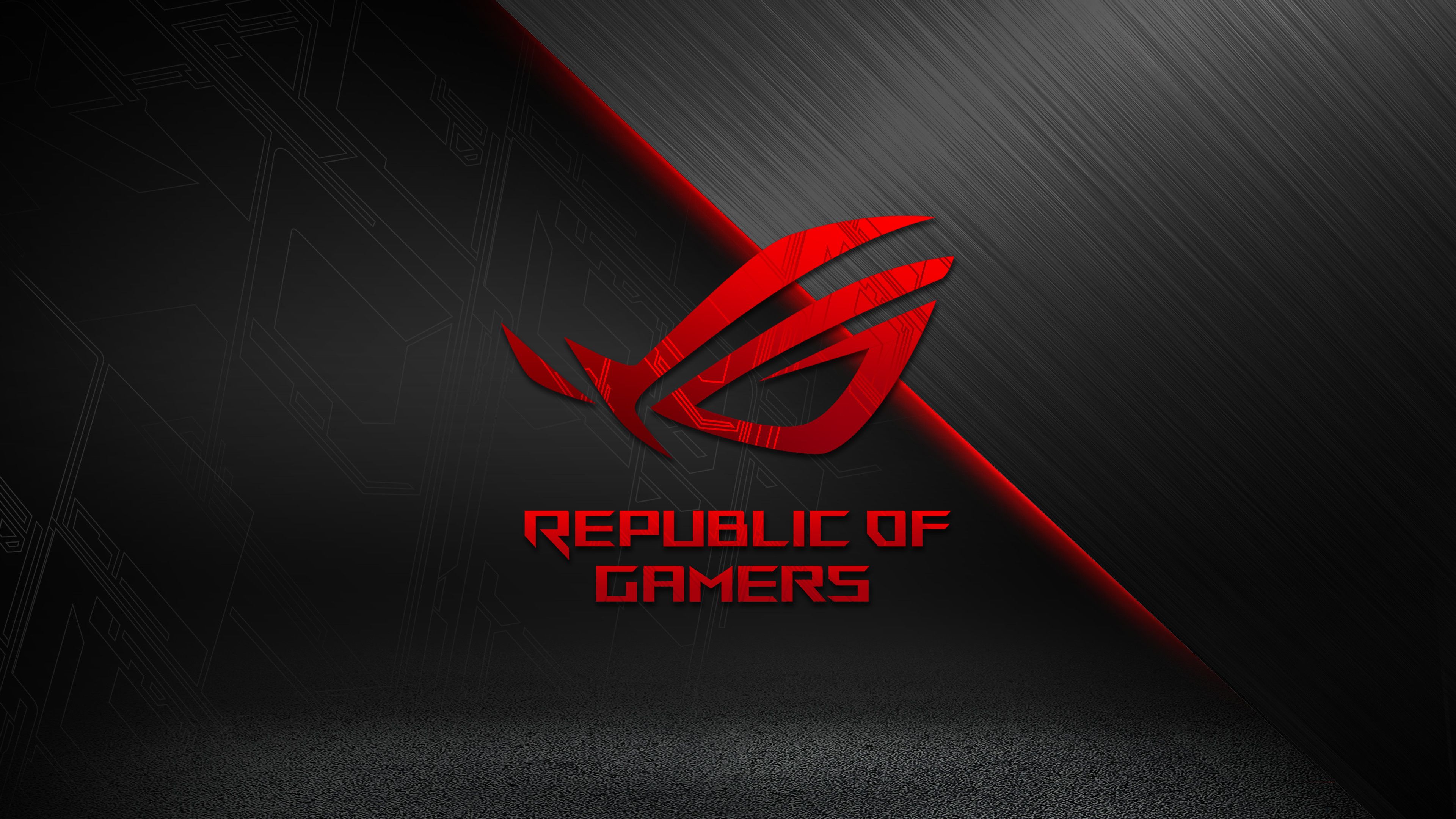 Republic Of Gamers Gaming Laptop Logo PC Gaming ASUS 3840x2160