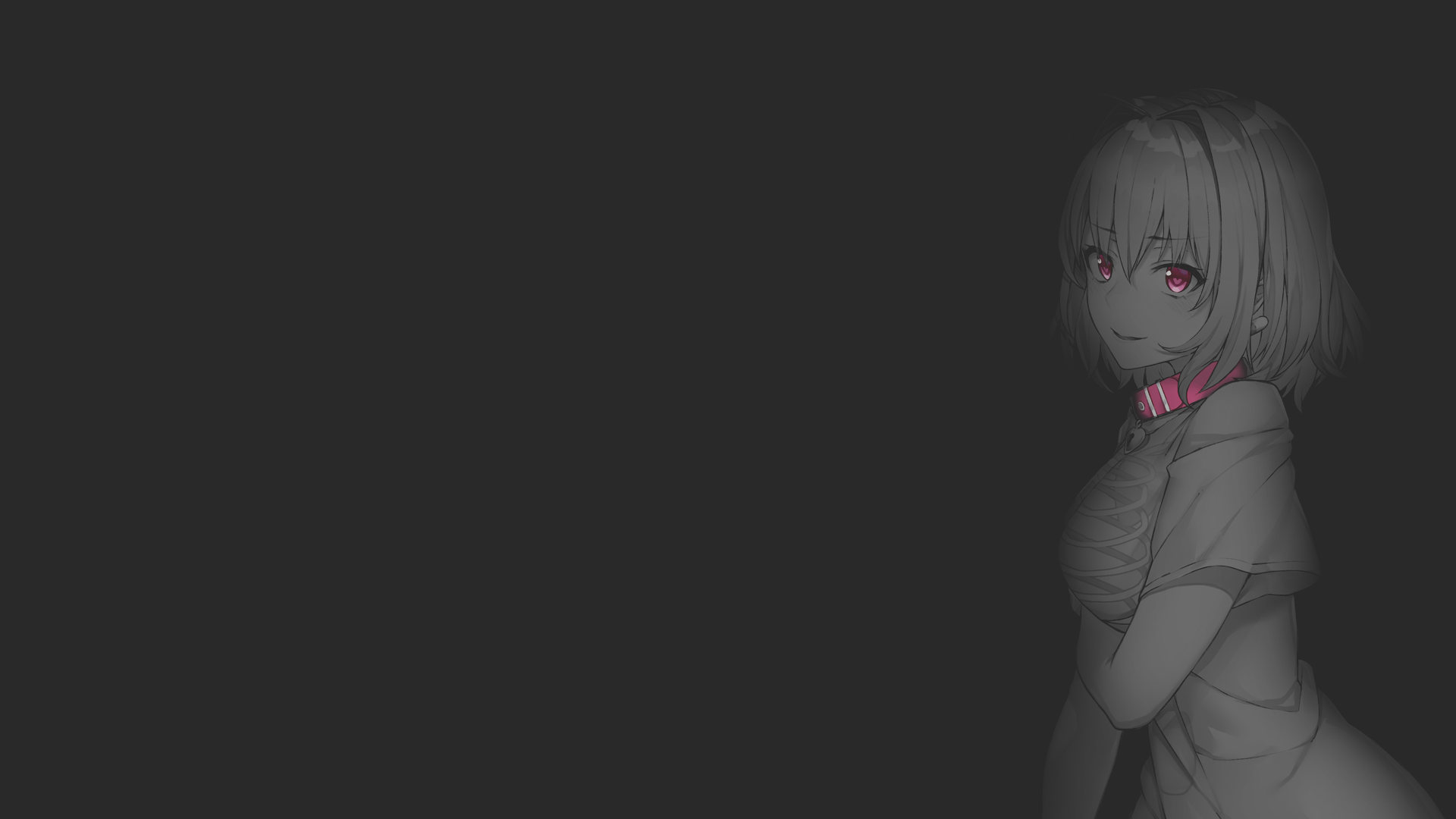 Anime Anime Girls Illustration Dark Background Night Pink Eyes Pink THE IDOLM STER THE IDOLM STER Ci 1920x1080