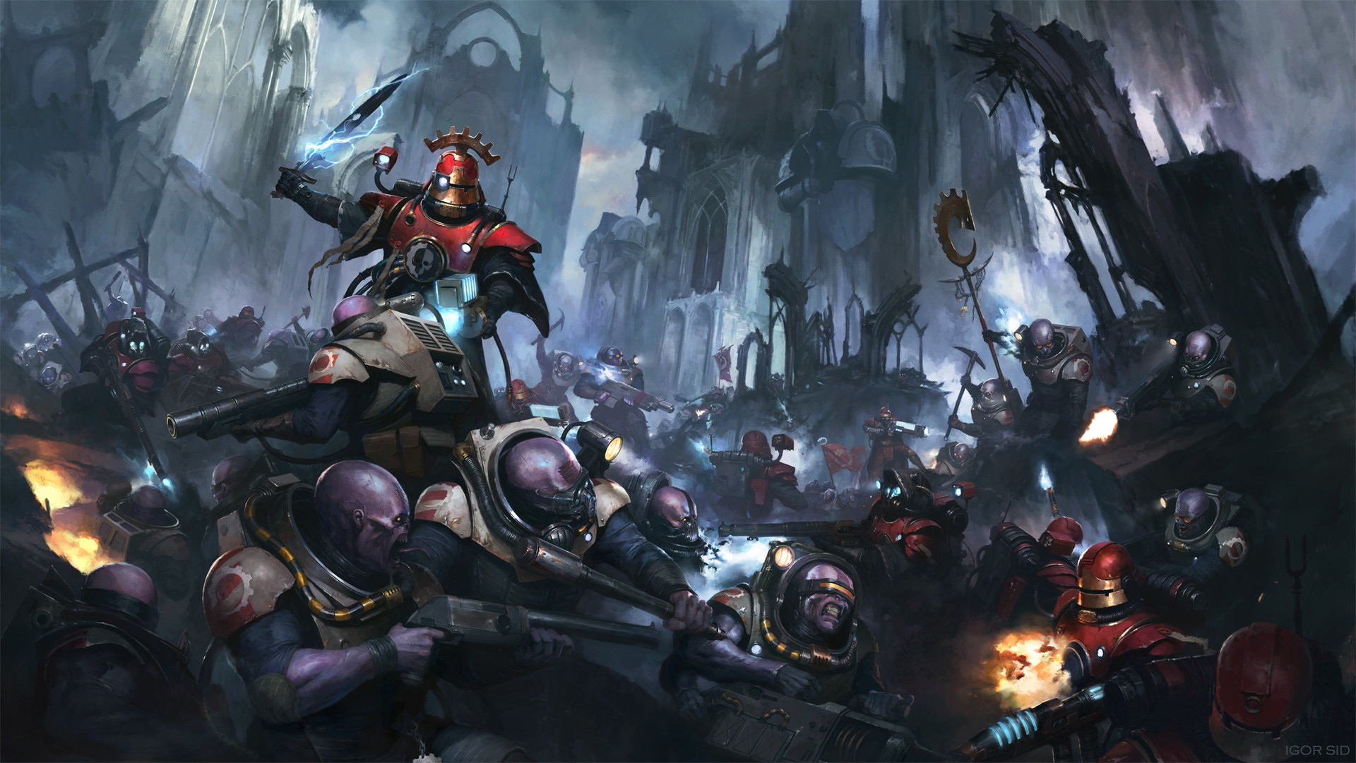 Warhammer 40 000 Adeptus Mechanicus WH40K 1920x1081