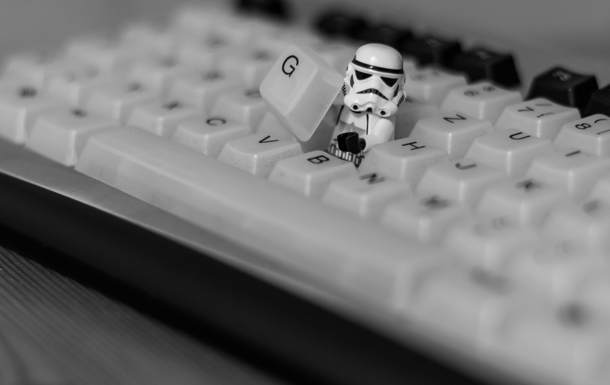 Lego Black Amp White Keyboard Stormtrooper Star Wars 2048x1293