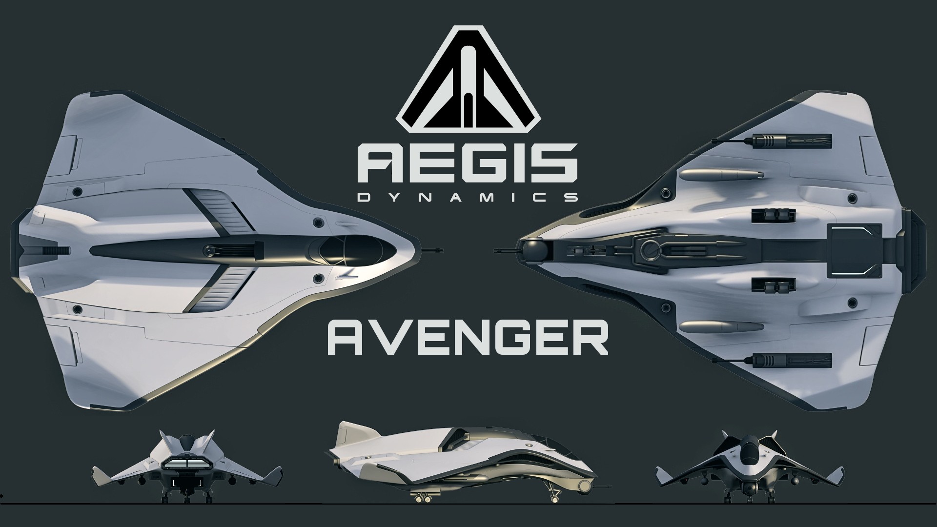 Star Citizen Spaceship Avenger Aegis Dynamics 1920x1080