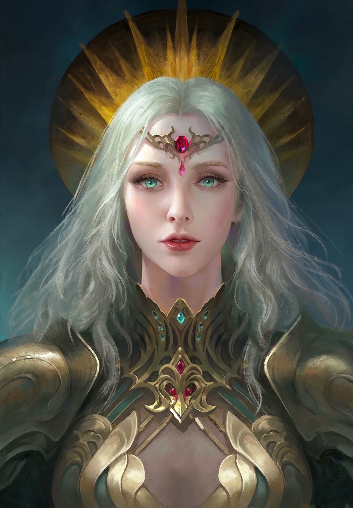 Queen Royalty Fantasy Girl Fantasy Art Face 1200x1728