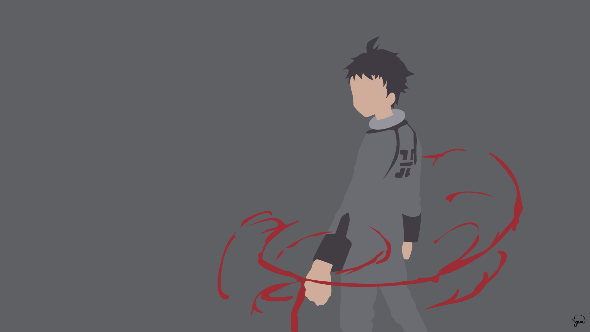 Deadman Wonderland Ganta Anime Simple Background 1920x1080