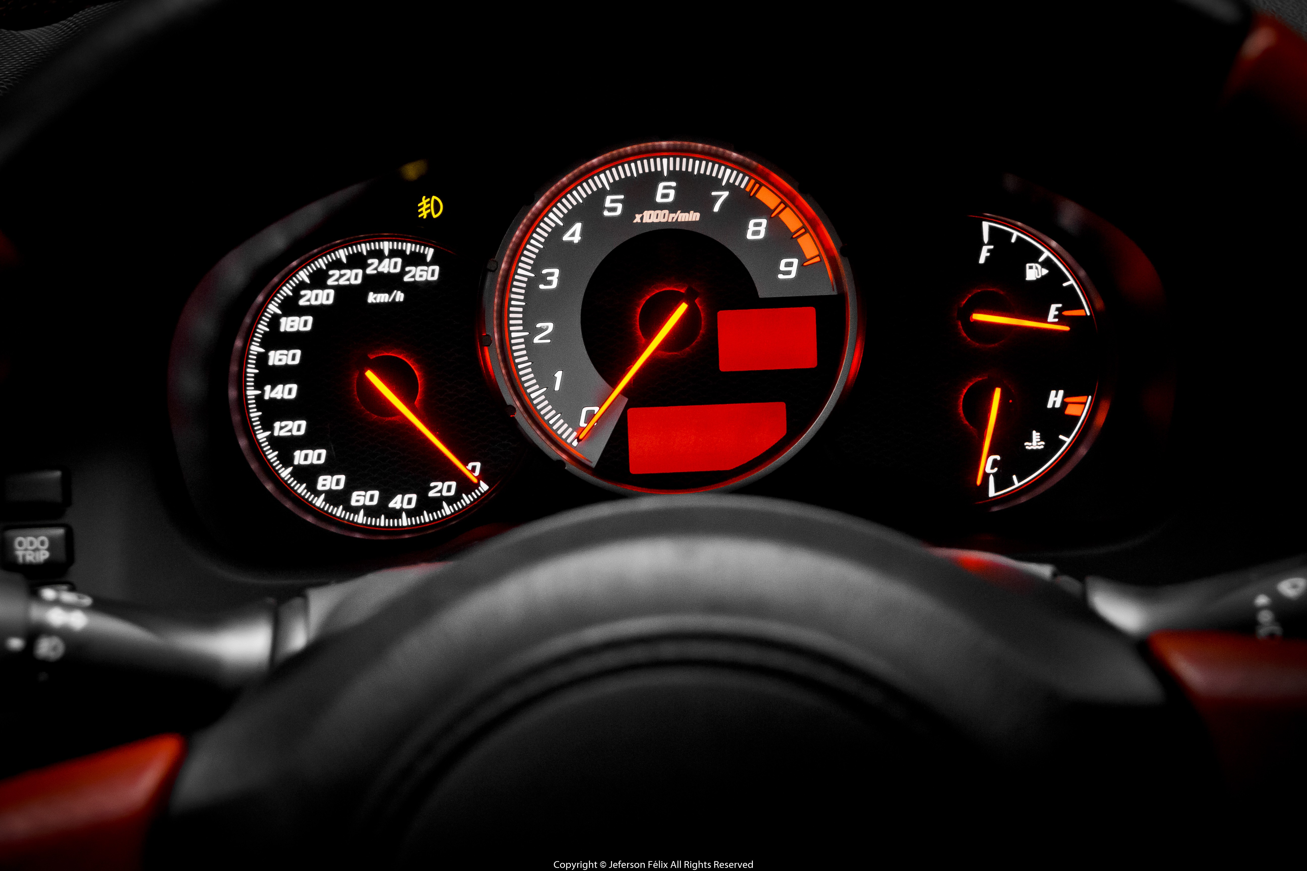 Instrument Panel Speedometer Car Interior Toyobaru 5184x3456