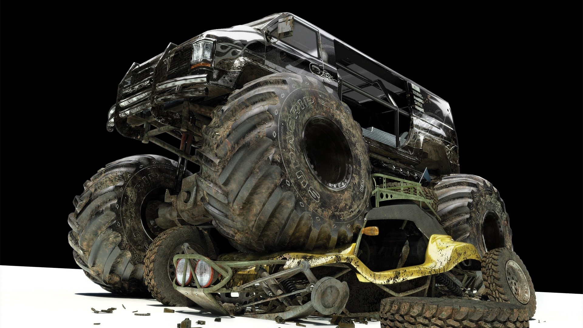 Car Monster Trucks Vehicle 1920x1080