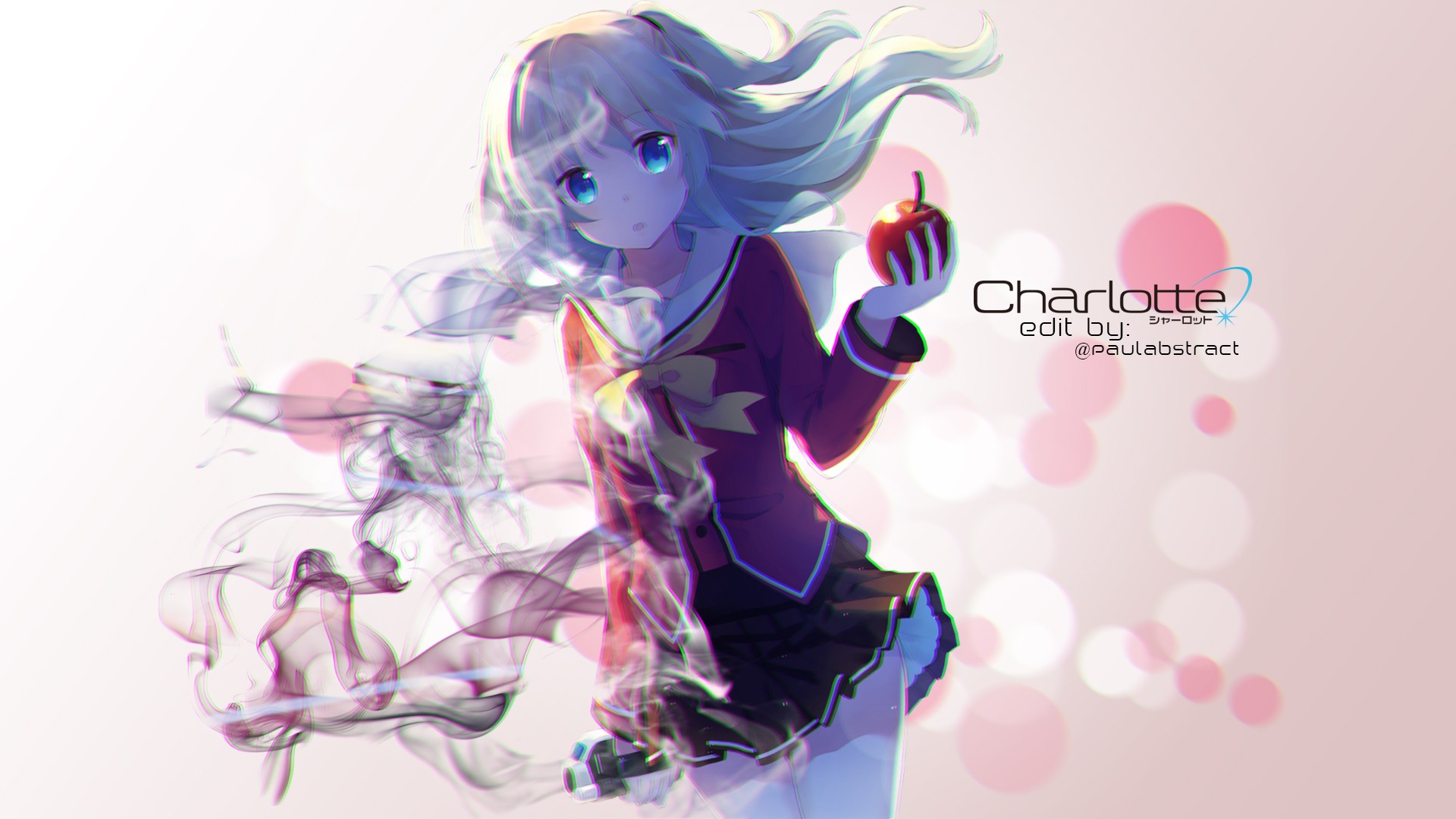 Charlotte Anime Anime Girls Tomori Nao 1920x1080