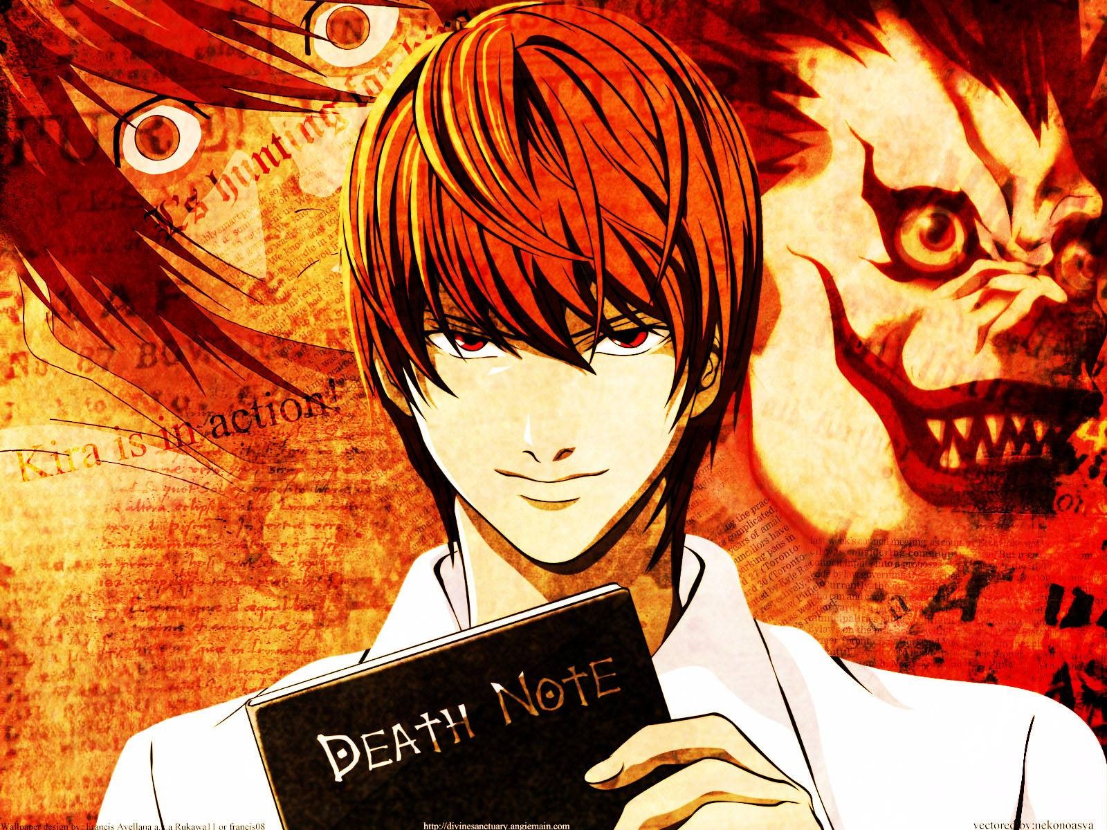 Yagami Light Death Note Ryuk 1600x1200