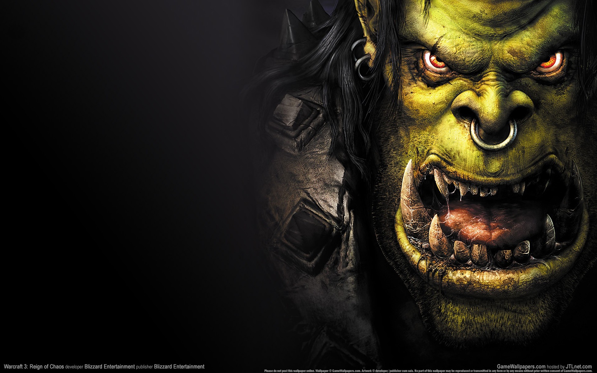 Warcraft Orcs Warcraft Iii Reign Of Chaos Warcraft Iii Video Games Nose Rings Blizzard Entertainment 1920x1200