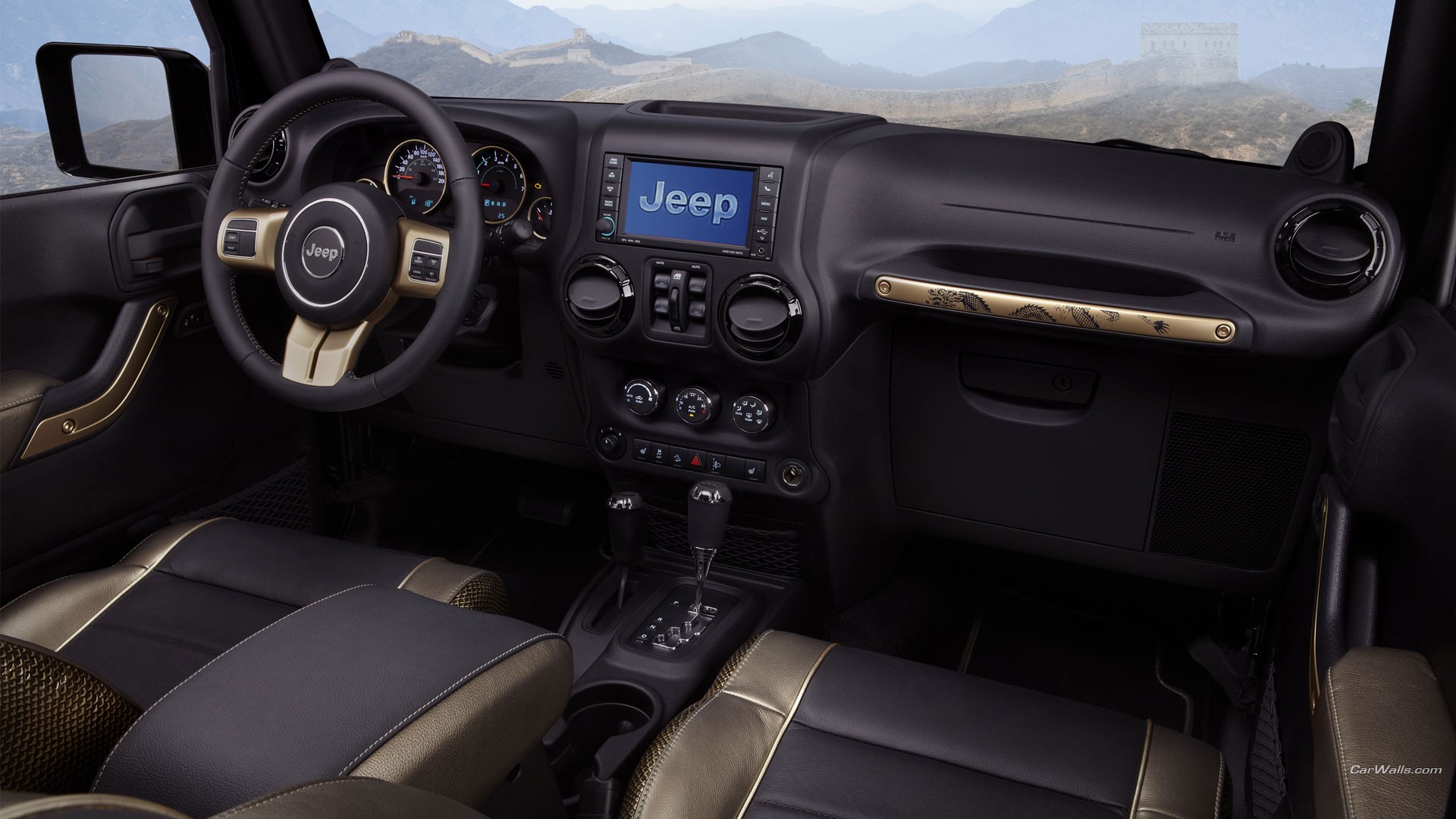 Jeep Wrangler Car Interior Jeep Car Vehicle 1920x1080
