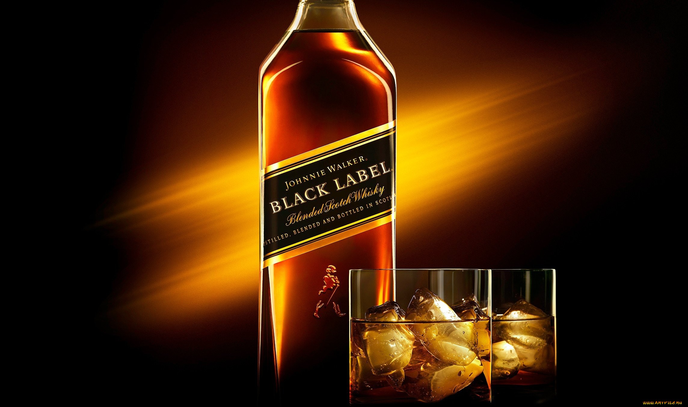 Alcohol Bottles Whisky Johnnie Walker 2288x1355