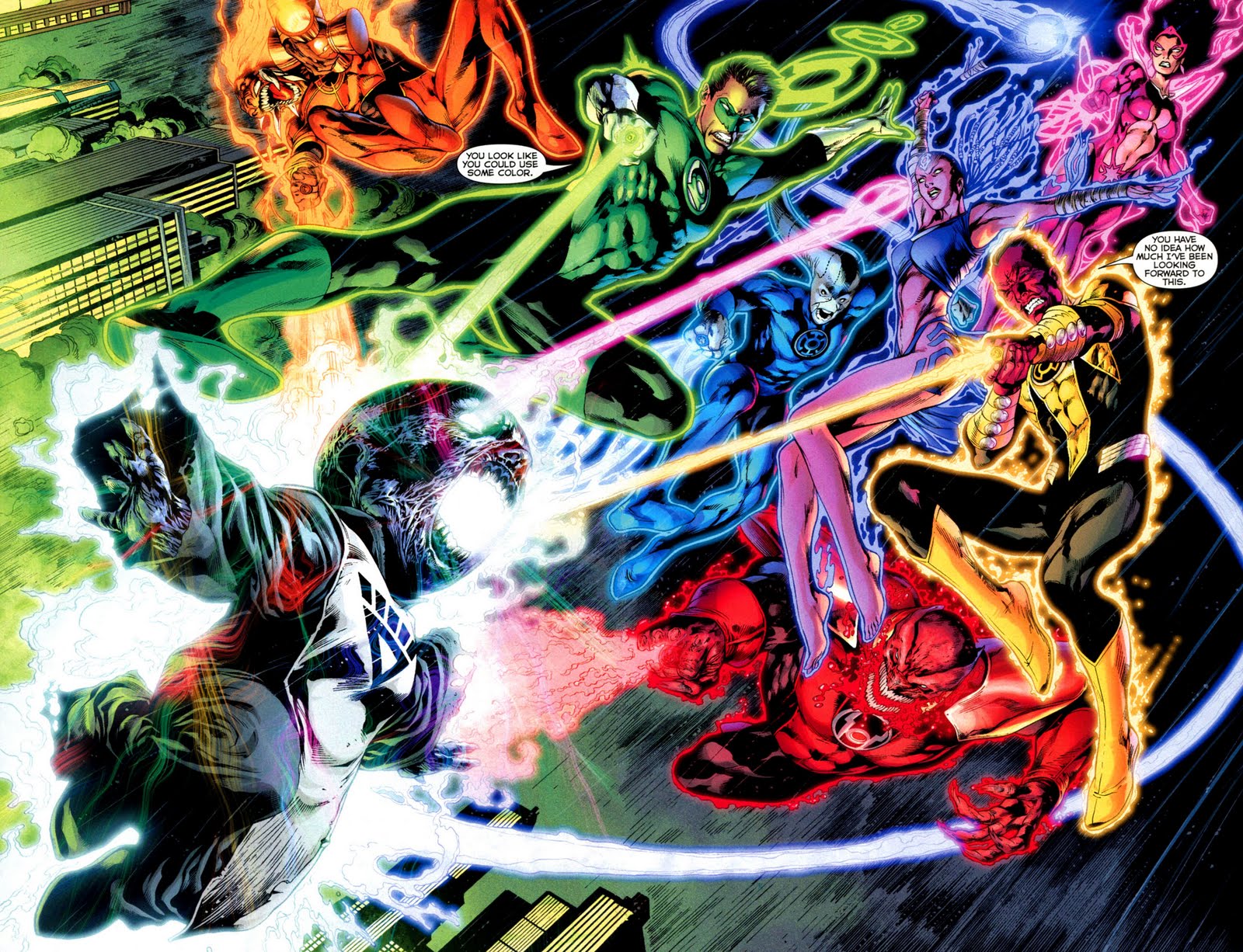 Green Lantern Red Lantern Sinestro DC Comics Larfleeze DC Comics 1600x1226