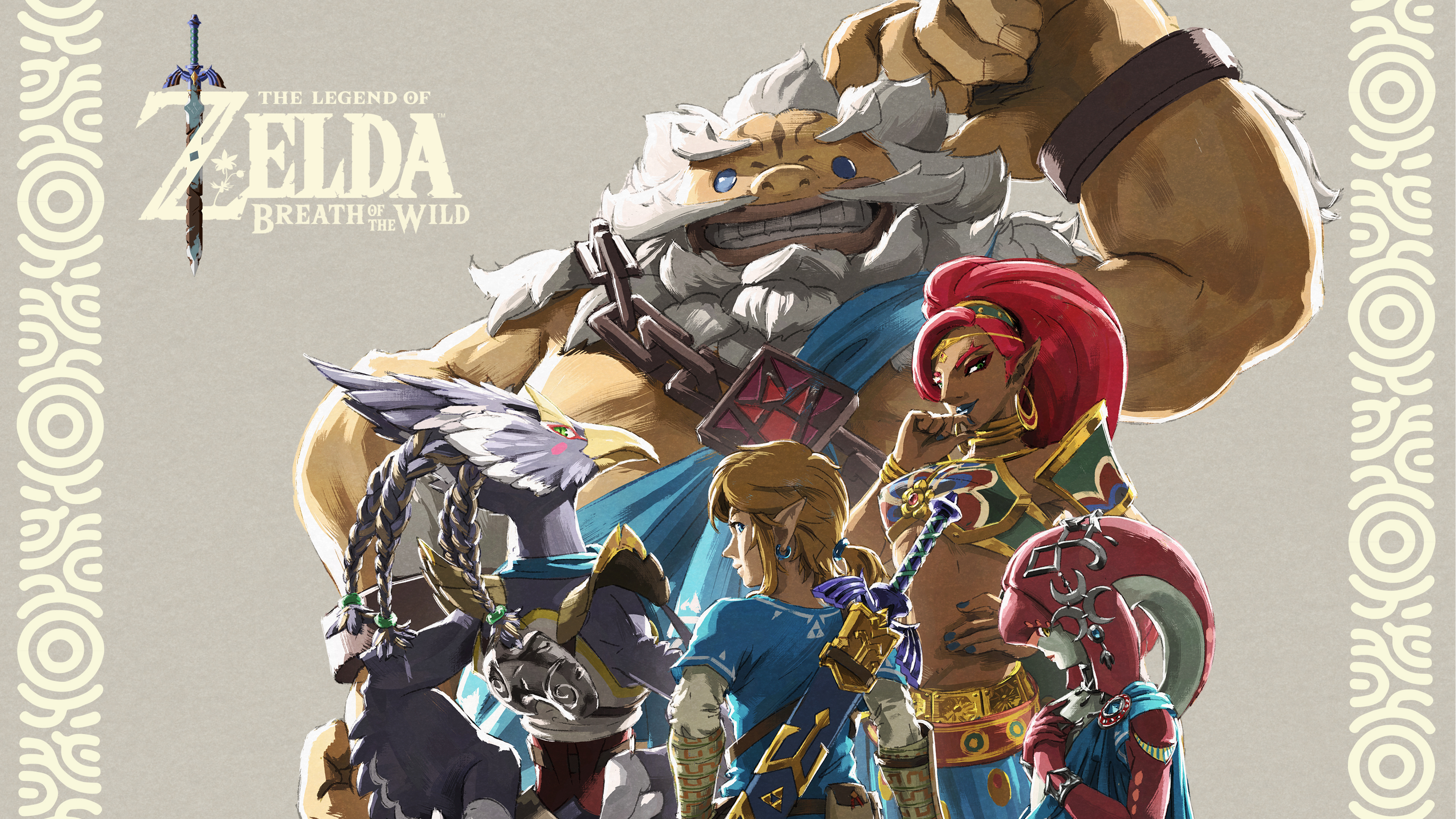 Nintendo Nintendo Switch Club Nintendo Link The Legend Of Zelda Breath Of The Wild Mipha Urbosa Reva 3840x2160