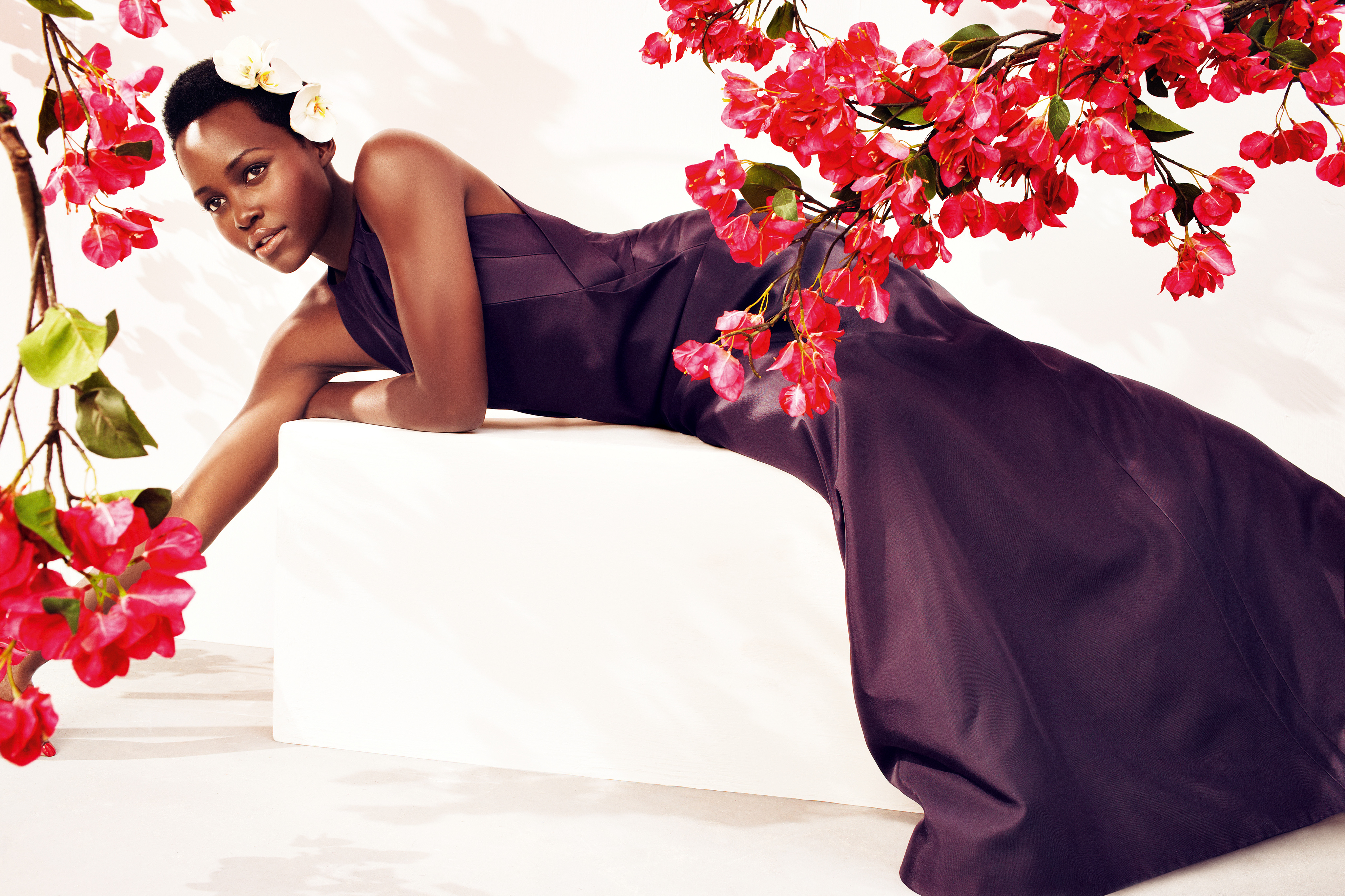 Lupita Nyongo Actress Dress Kenyan 4100x2733