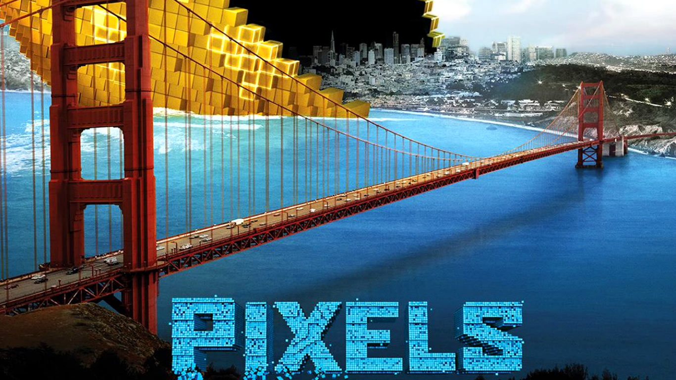Pixels Movie 1366x768