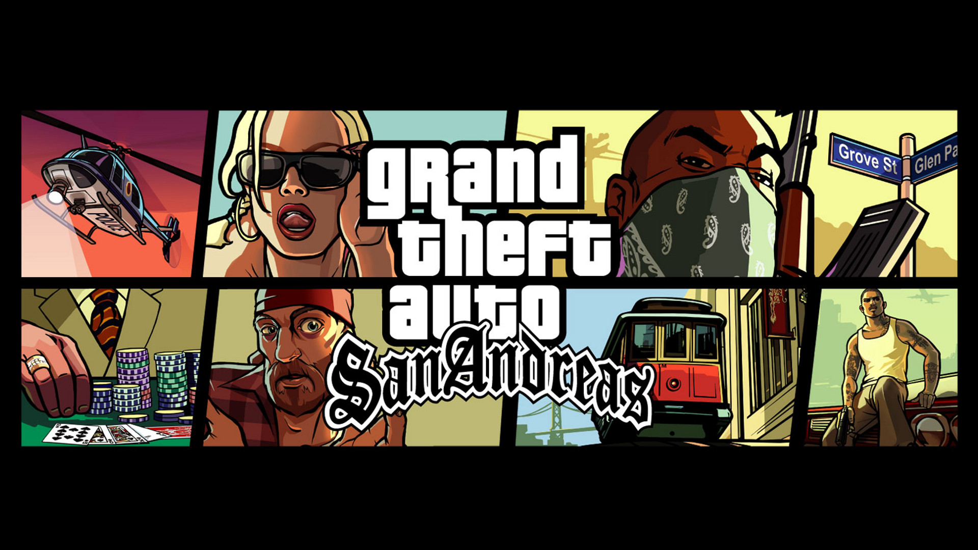 Grand Theft Auto San Andreas Carl Johnson 1920x1080