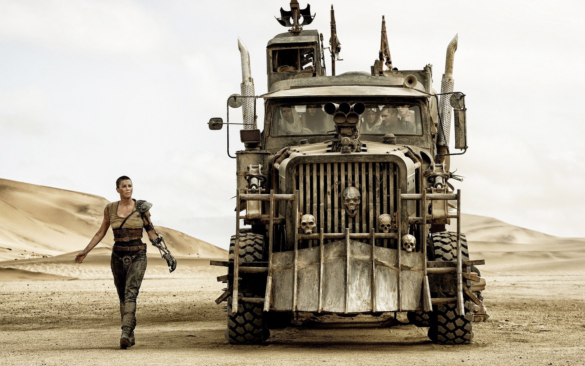 Mad Max Mad Max Fury Road Movies Women Men Actor Actress Charlize Theron Tom Hardy Zoe Kravitz Car T 1920x1200