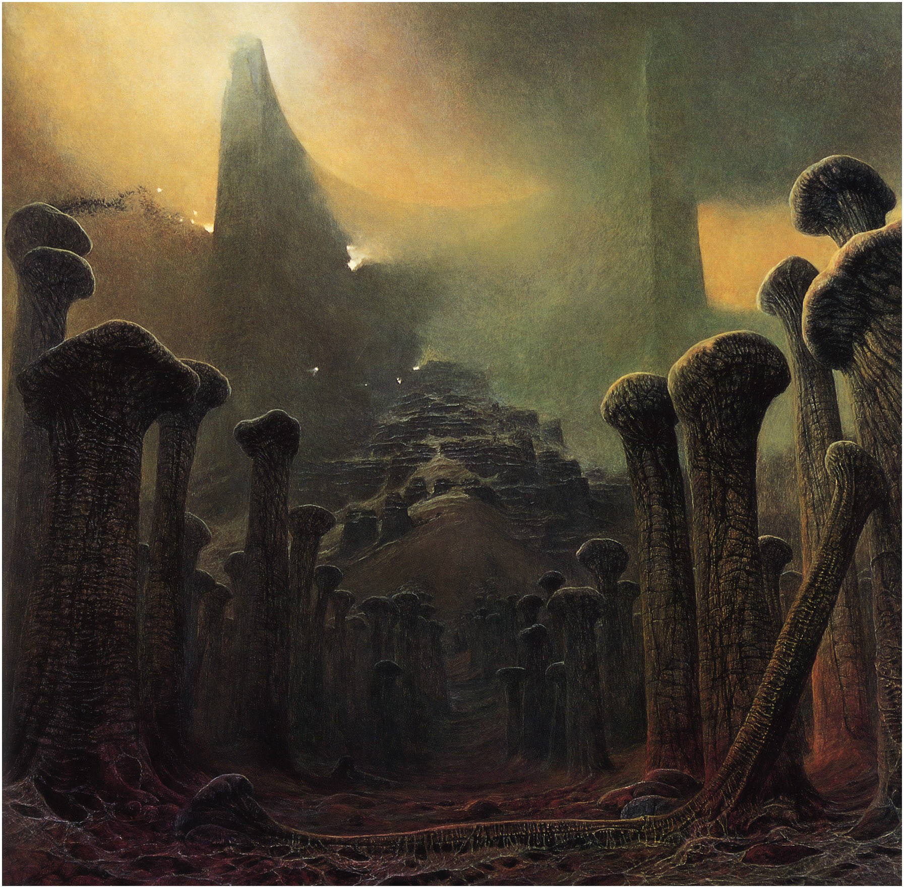 Zdzis Aw Beksi Ski Artwork Painting 1793x1760